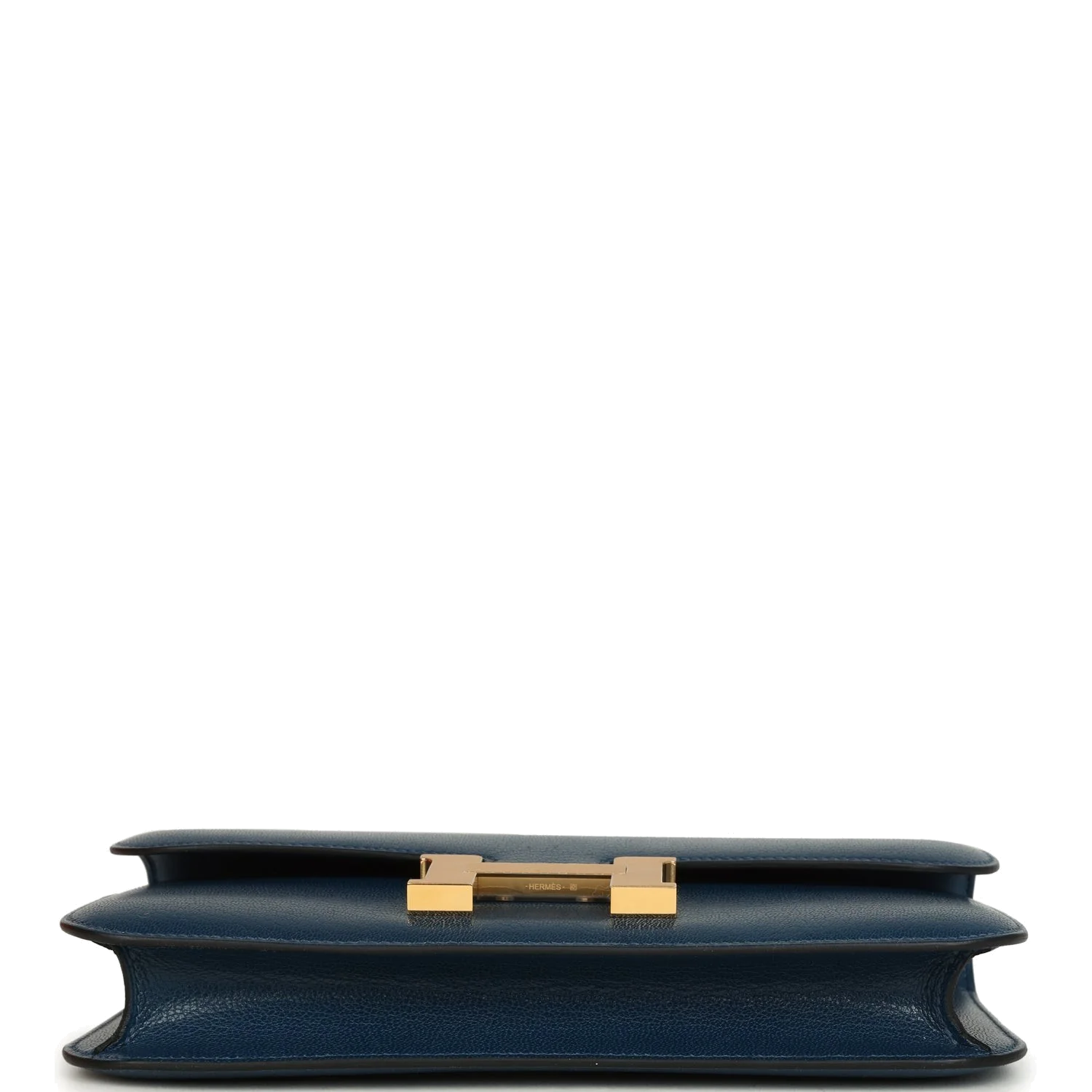 Hermes Constance Elan Deep Blue Chevre Chamkila Gold Hardware — фото 7