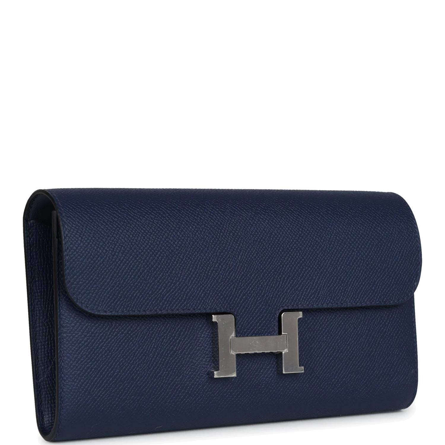 Hermes Constance Wallet To Go Bleu Navy Epsom Palladium Hardware — фото 3