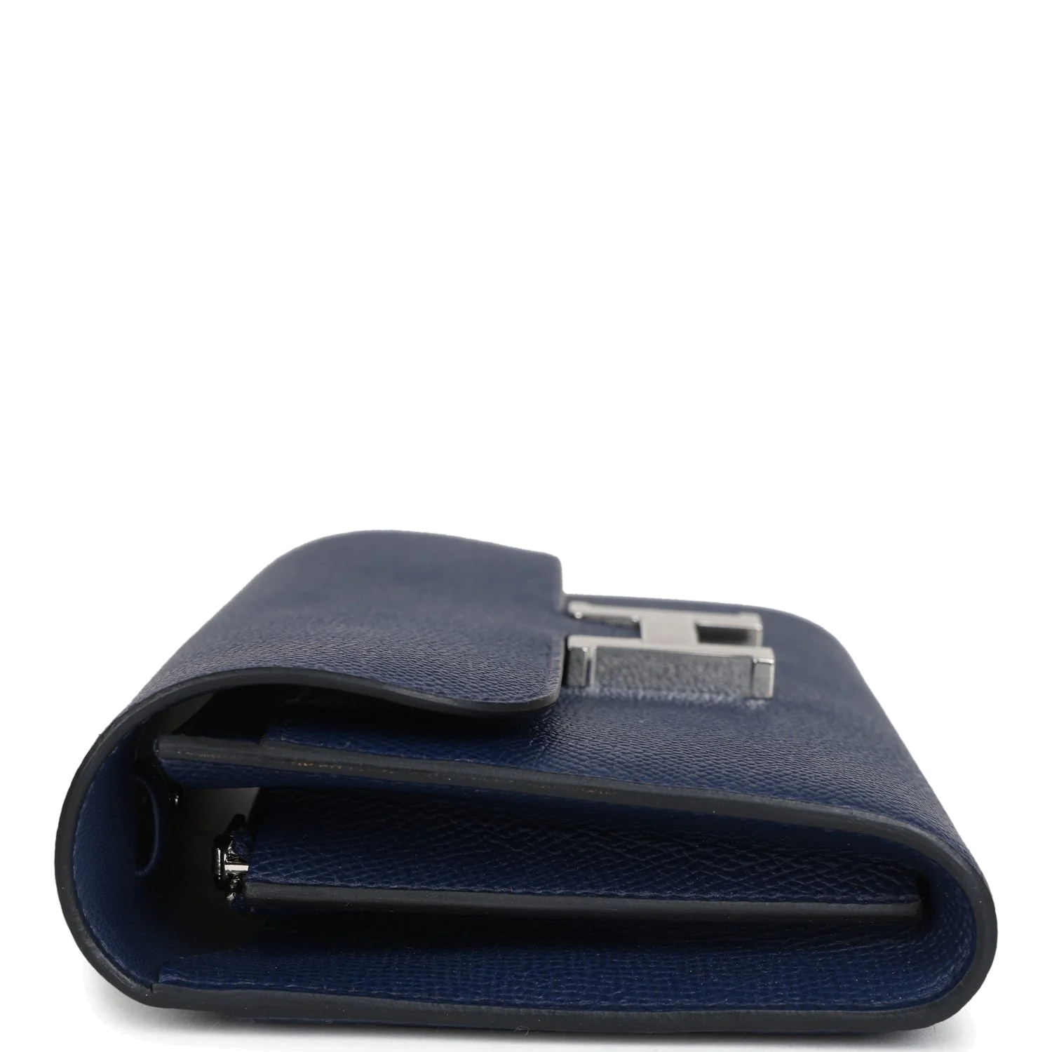 Hermes Constance Wallet To Go Bleu Navy Epsom Palladium Hardware — фото 4
