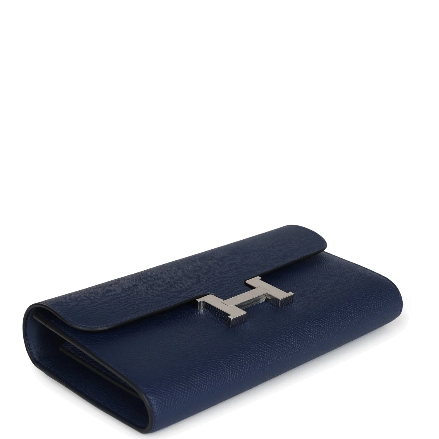 Hermes Constance Wallet To Go Bleu Navy Epsom Palladium Hardware — фото 7