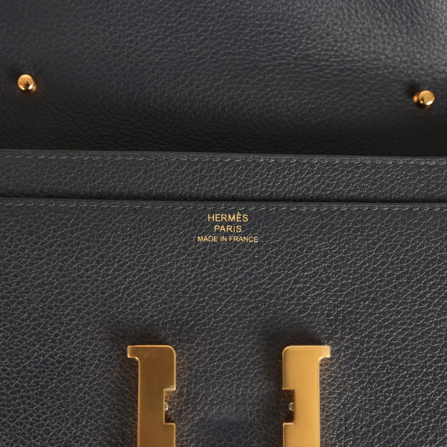 Hermes Constance Wallet To Go Bleu Nuit Evercolor Gold Hardware — фото 8