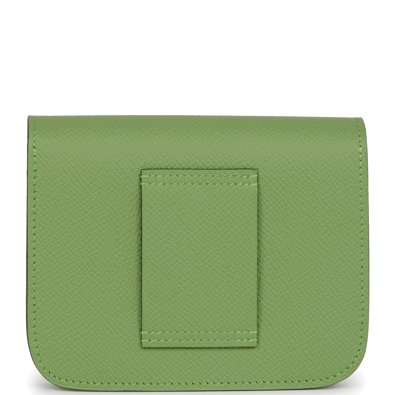 Hermes Constance Slim Wallet Vert Criquet Epsom Palladium Hardware — фото 4