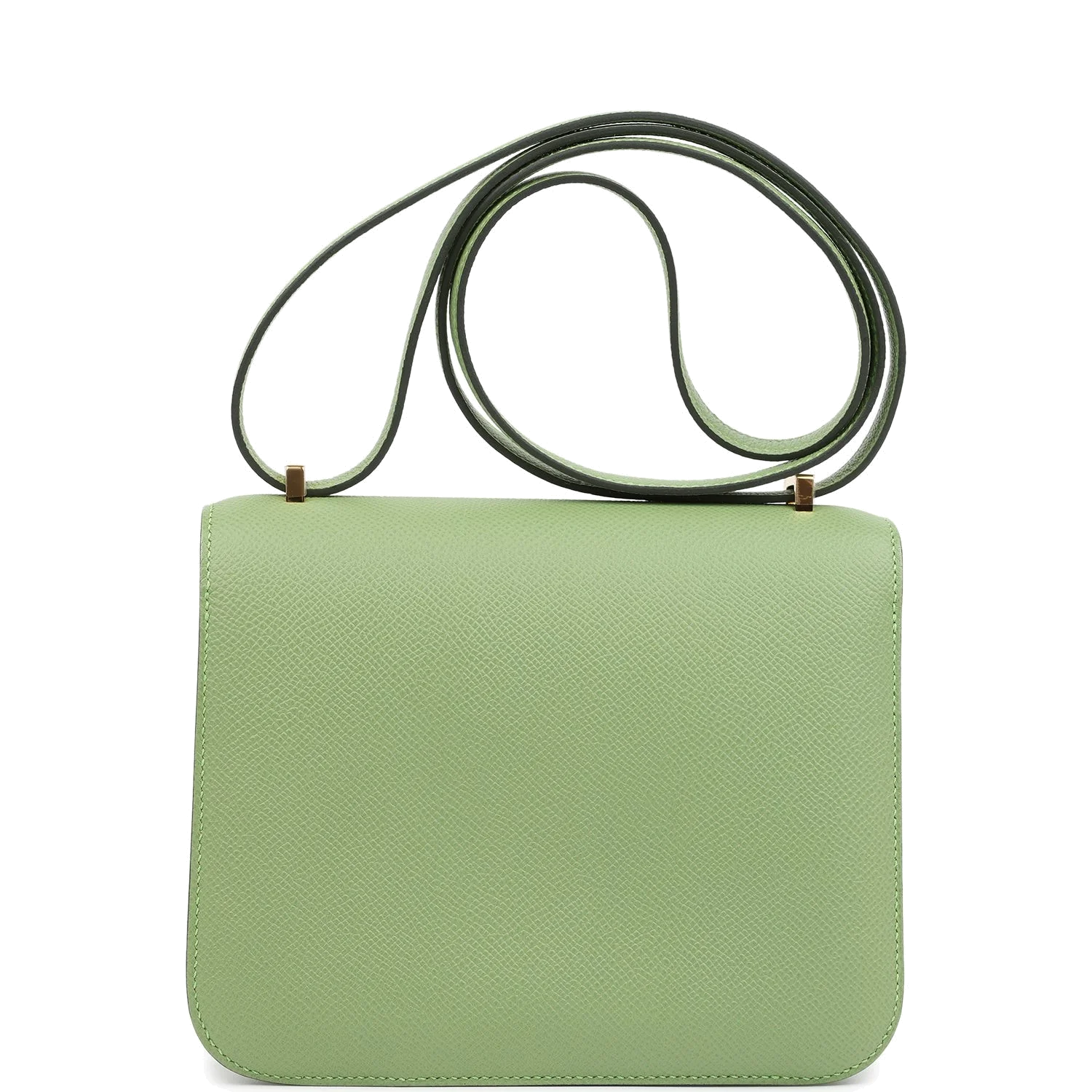 Hermes Constance 18 Vert Criquet Epsom Gold Hardware Зеленый сверчок — фото 5