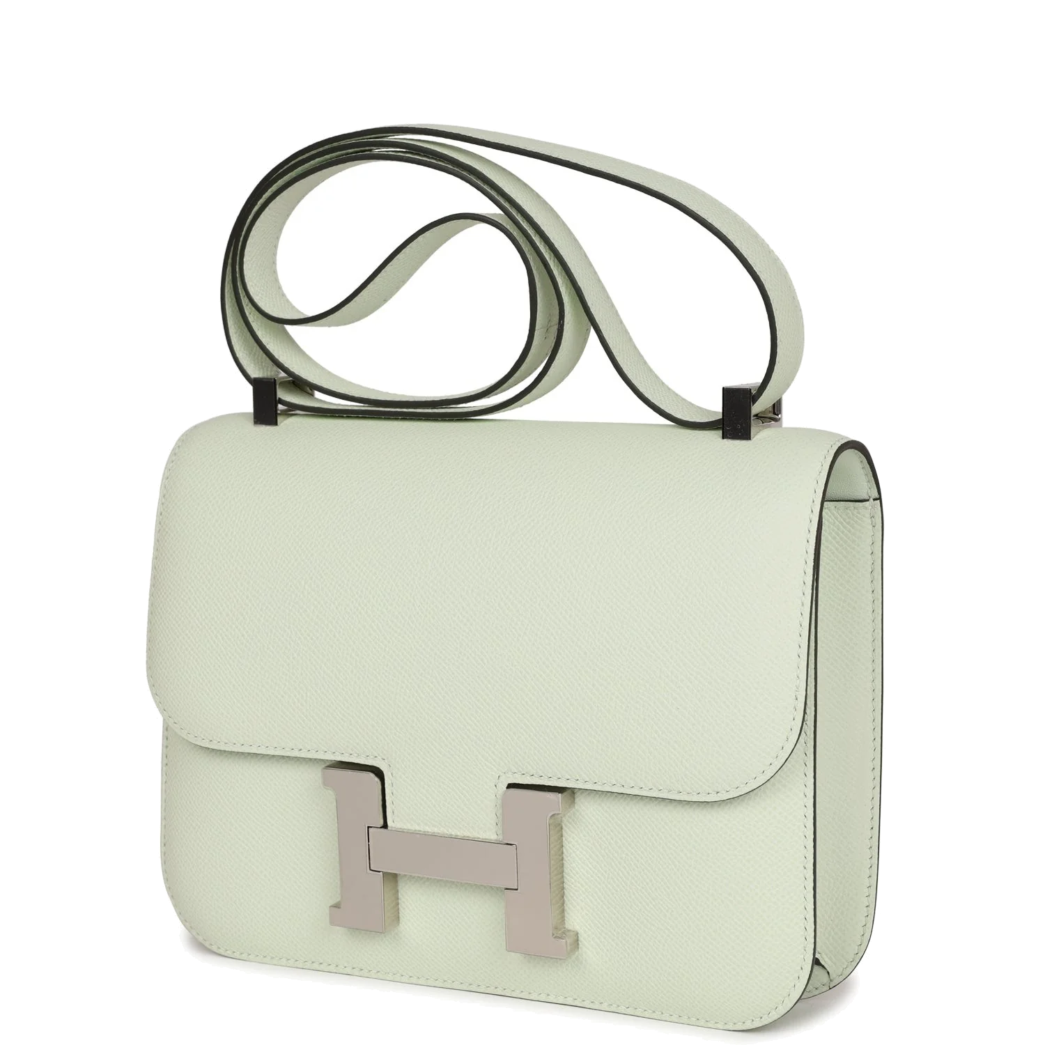 Hermes Constance 1-24 Vert Fizz Epsom Palladium Hardware — фото 6