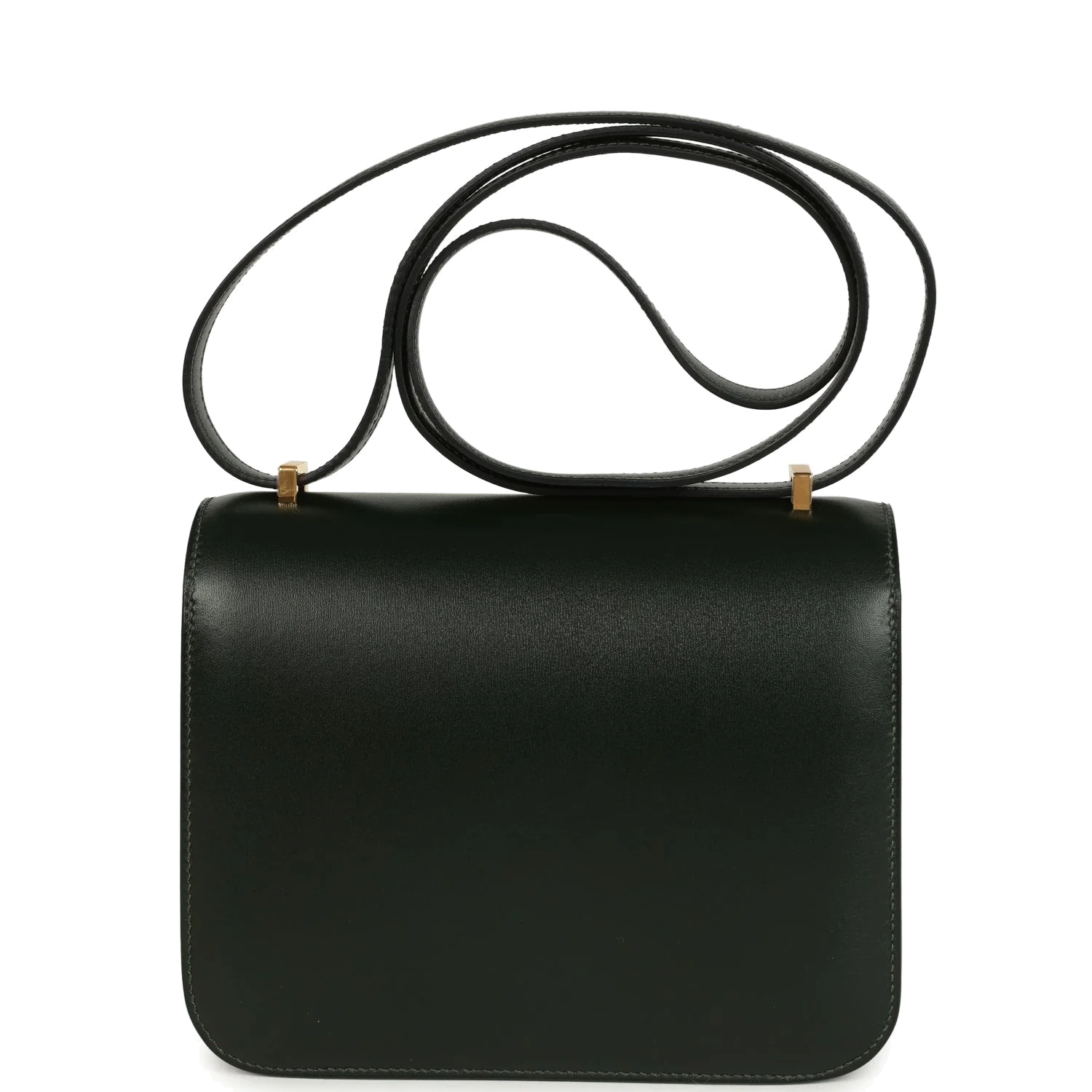 Hermes Constance 18 Vert Fonce Box Gold Hardware Зеленый темный — фото 5