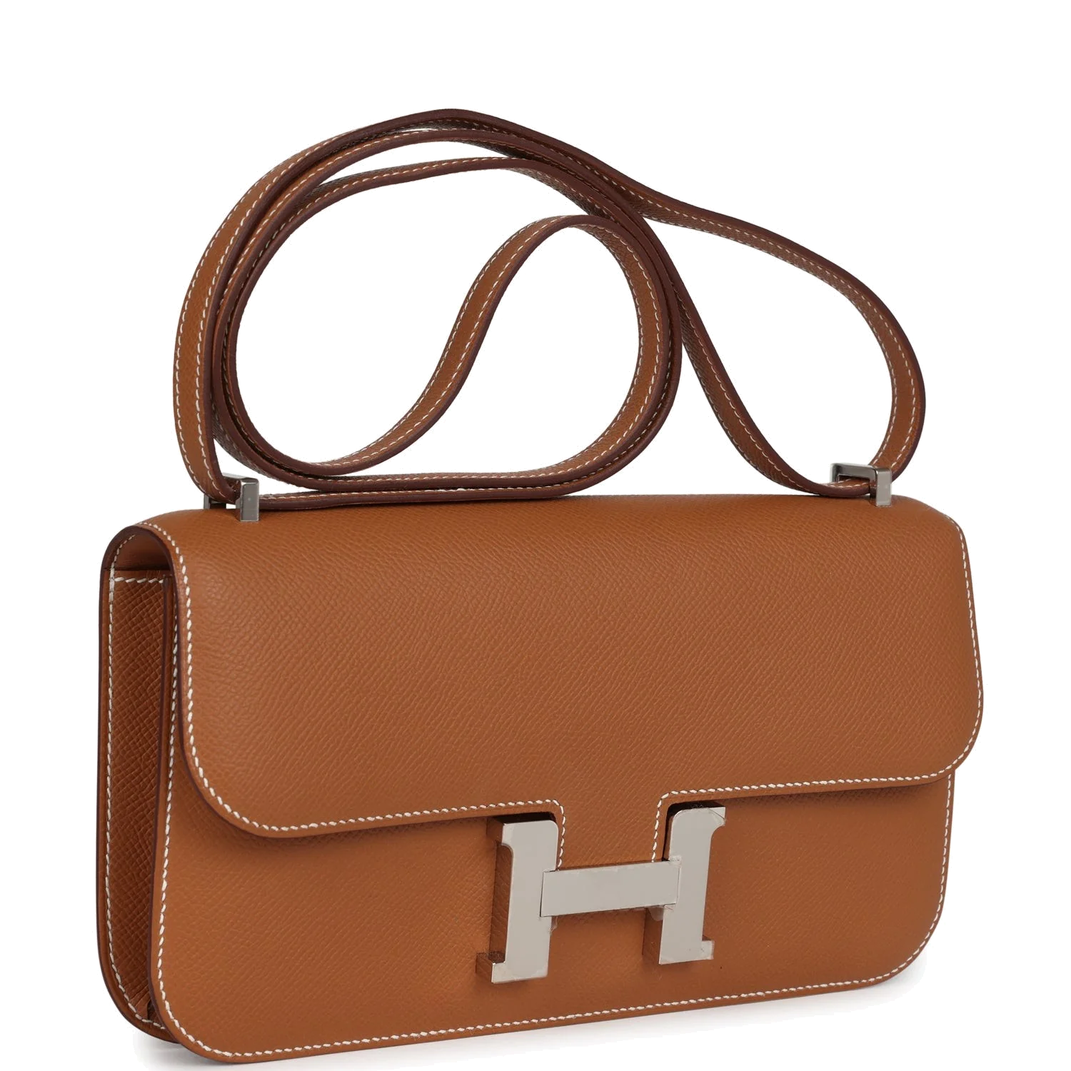 Hermes Constance Elan Gold Epsom Palladium Hardware — фото 3