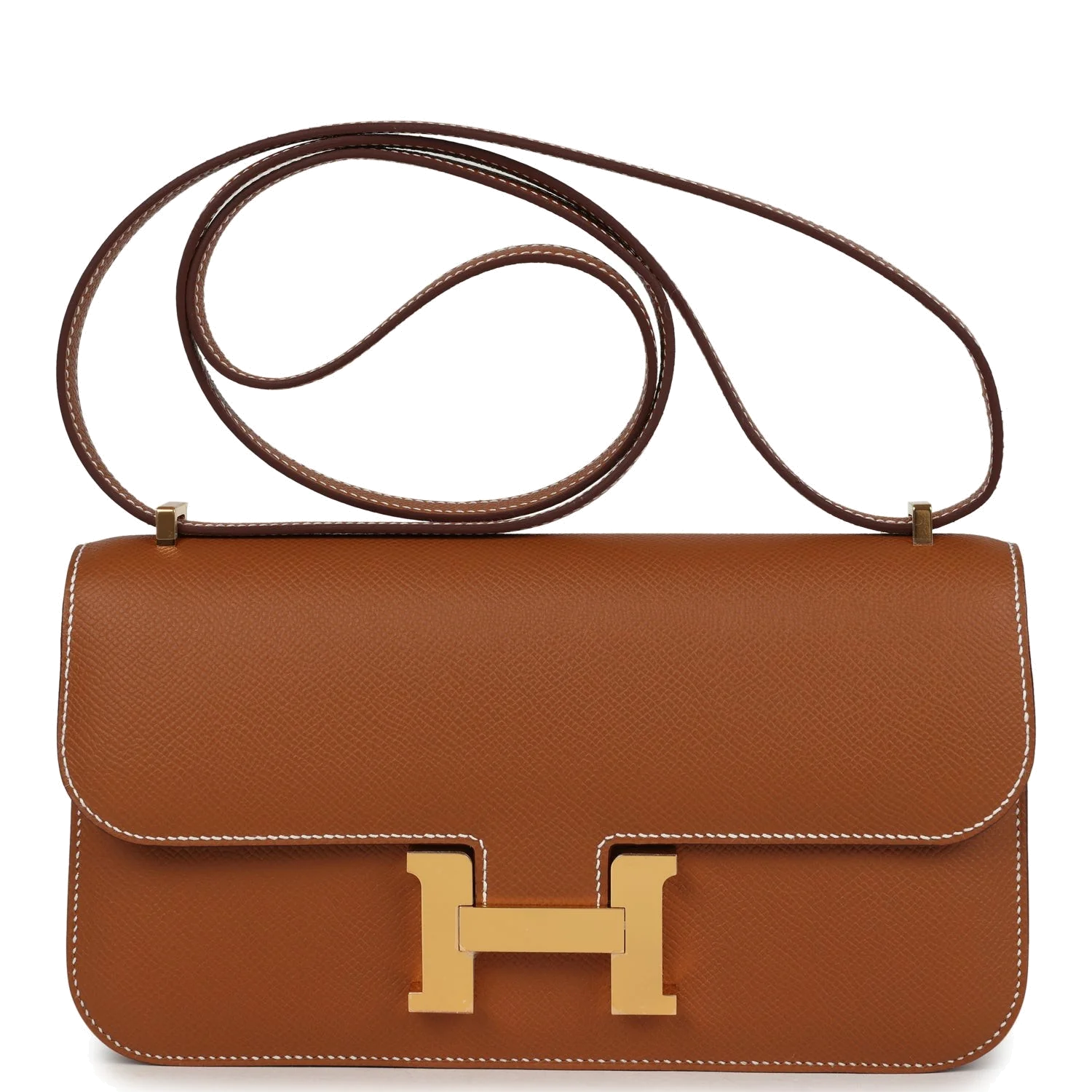 Hermes Constance Elan Gold Epsom Gold Hardware — фото 2