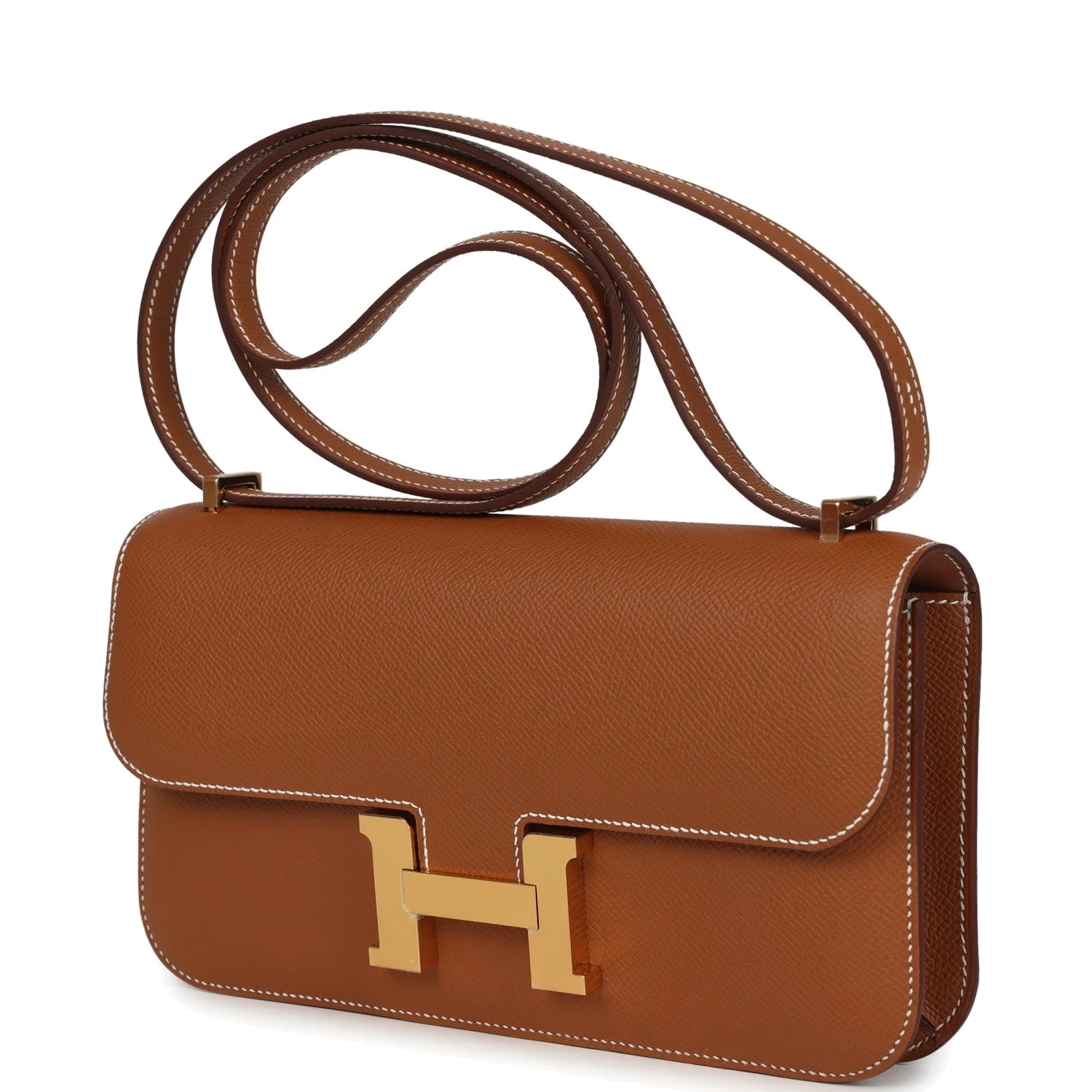 Hermes Constance Elan Gold Epsom Gold Hardware — фото 4