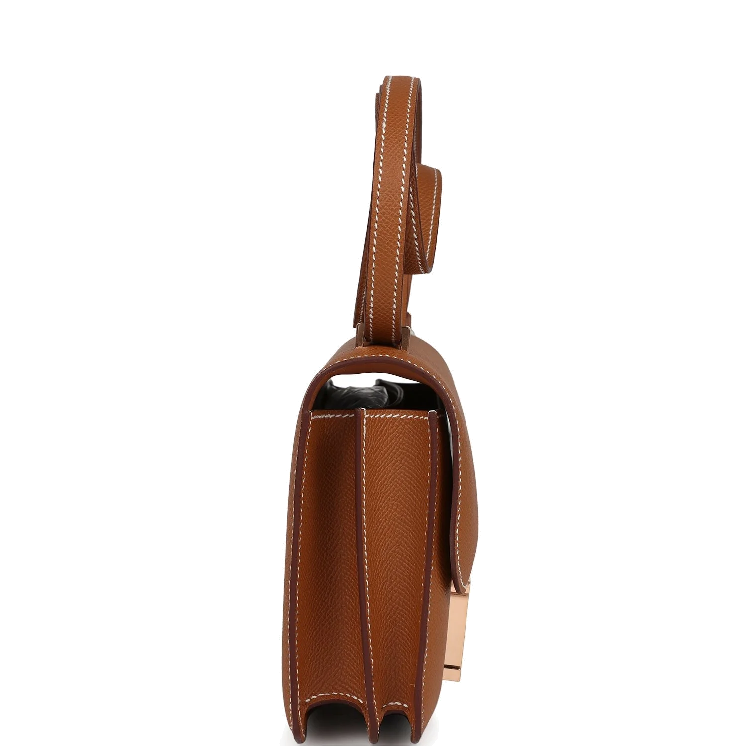 Hermes Constance 18 Gold Epsom Rose Gold Hardware Золотой Epsom — фото 4