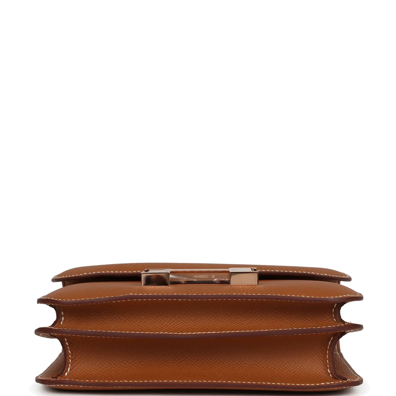 Hermes Constance 18 Gold Epsom Rose Gold Hardware Золотой Epsom — фото 7