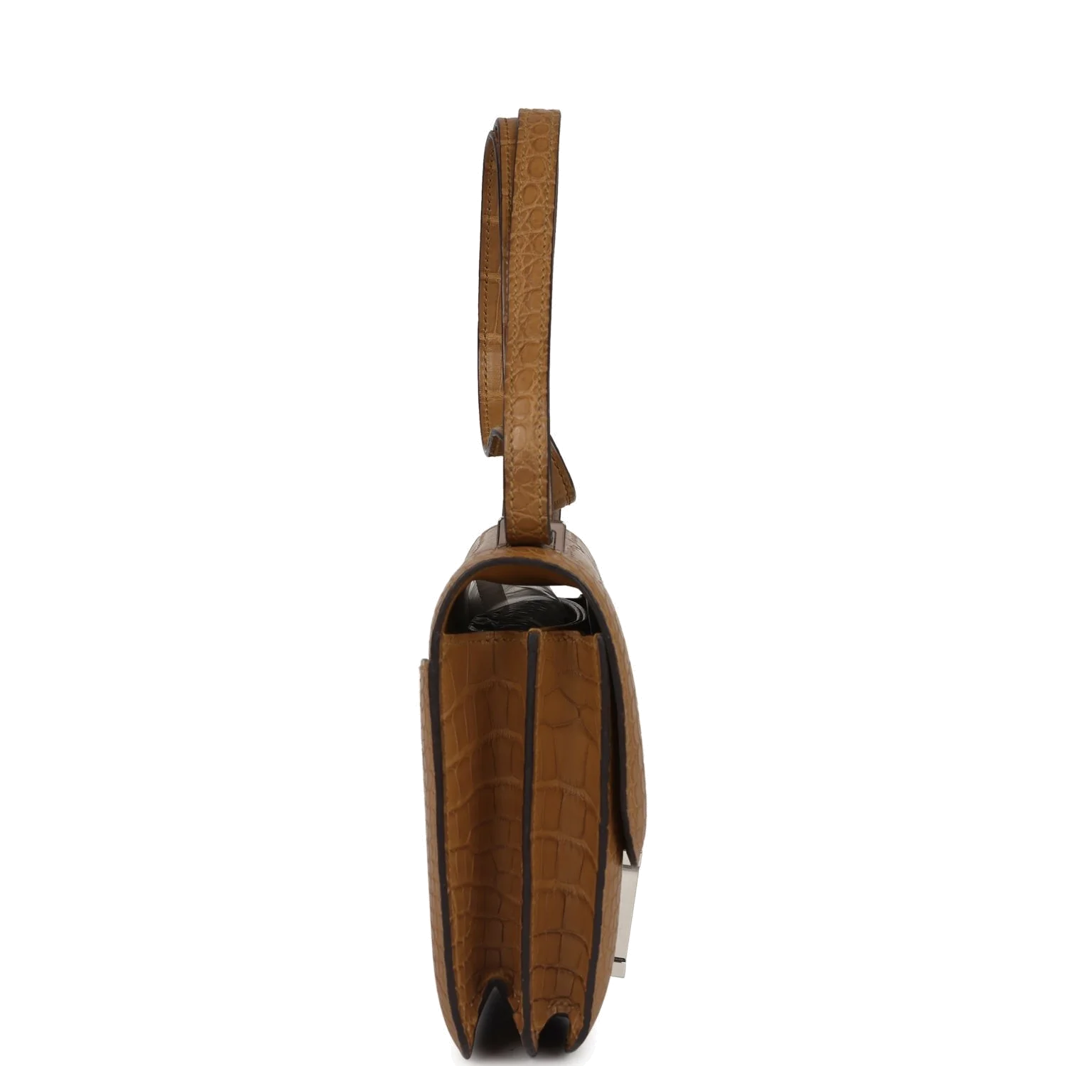 Hermes Constance 18 Kraft Matte Alligator Palladium Hardware Крафт матовый — фото 4