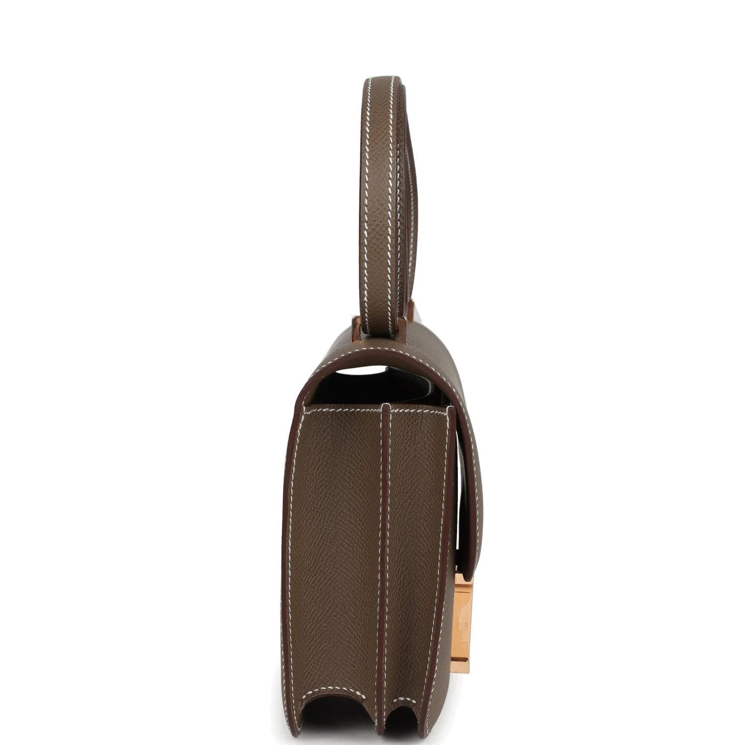 Hermes Constance 18 Etoupe Epsom Rose Gold Hardware Этуп Epsom — фото 4
