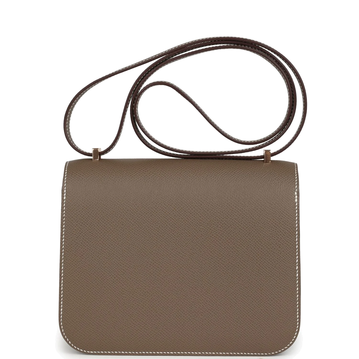 Hermes Constance 18 Etoupe Epsom Rose Gold Hardware Этуп Epsom — фото 5