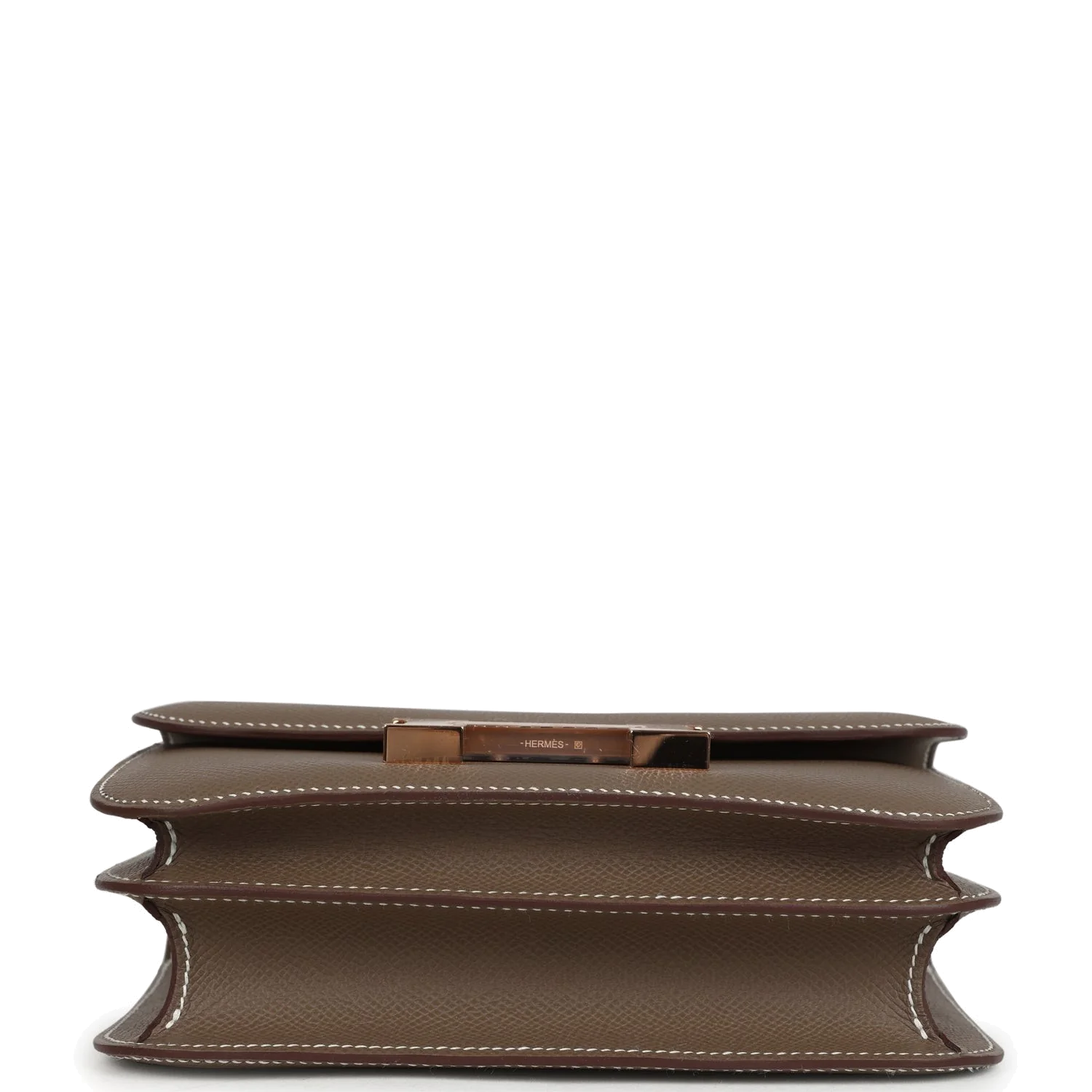 Hermes Constance 18 Etoupe Epsom Rose Gold Hardware Этуп Epsom — фото 7