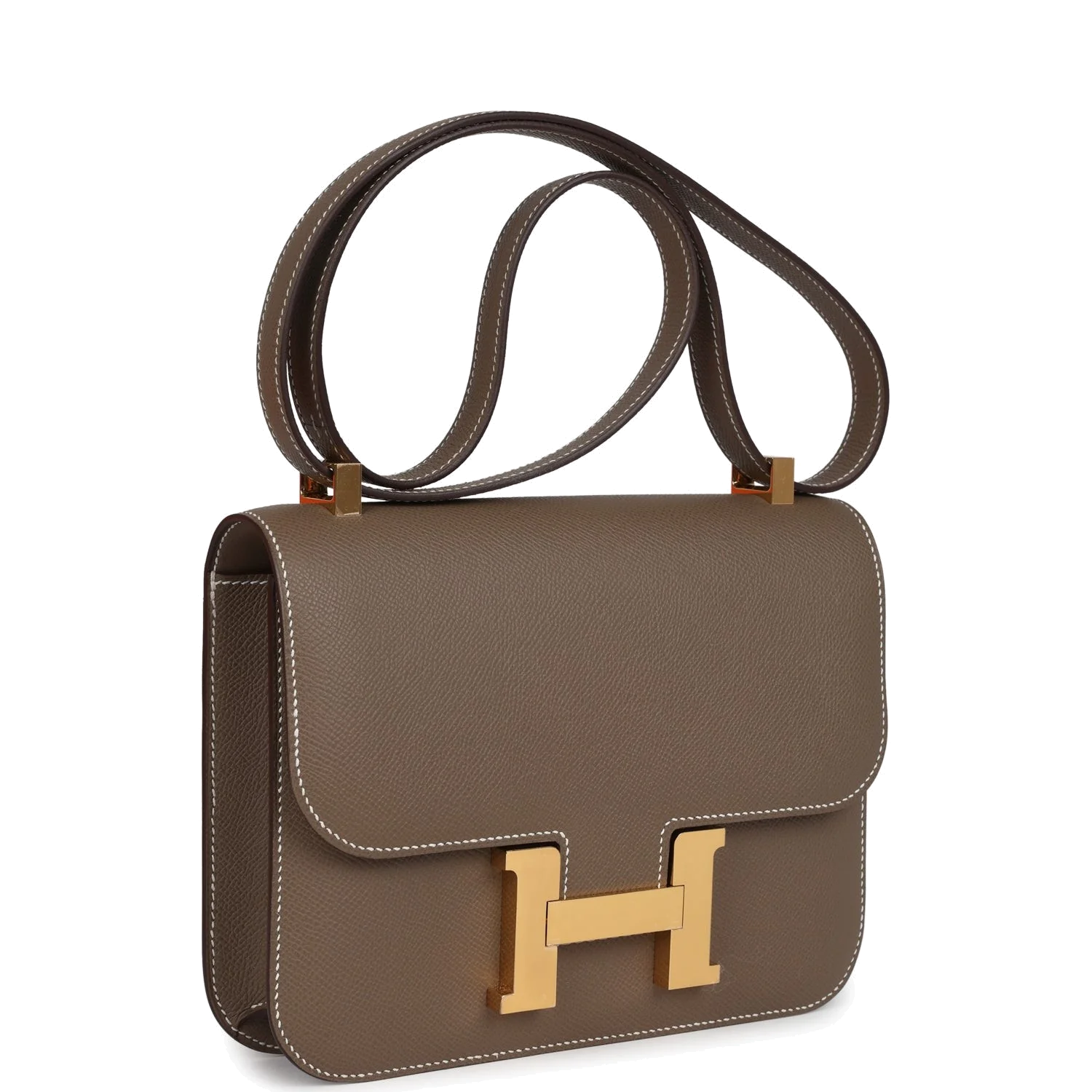 Hermes Constance 1-24 Etoupe Epsom Gold Hardware — фото 3
