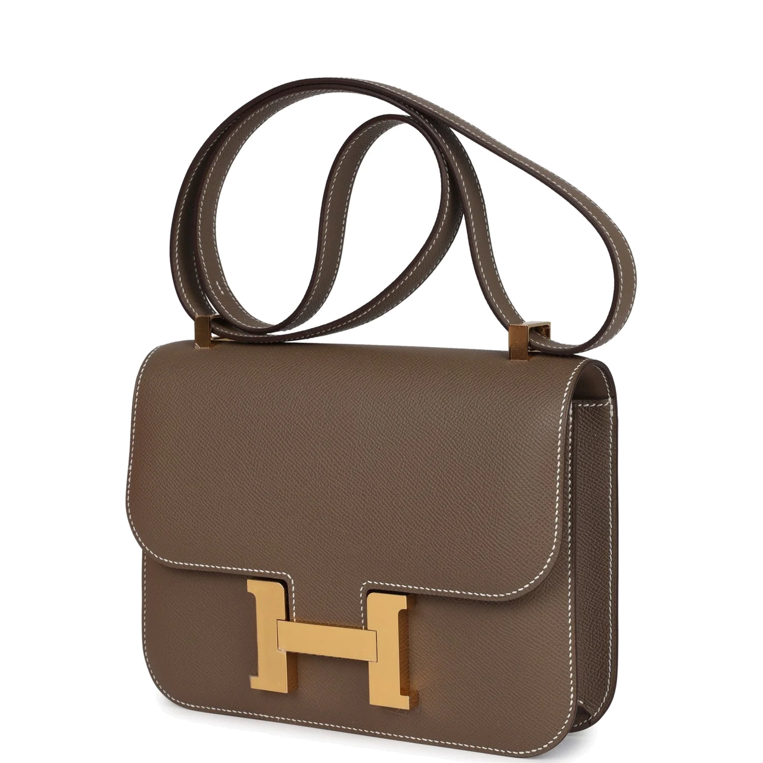 Hermes Constance 1-24 Etoupe Epsom Gold Hardware — фото 4