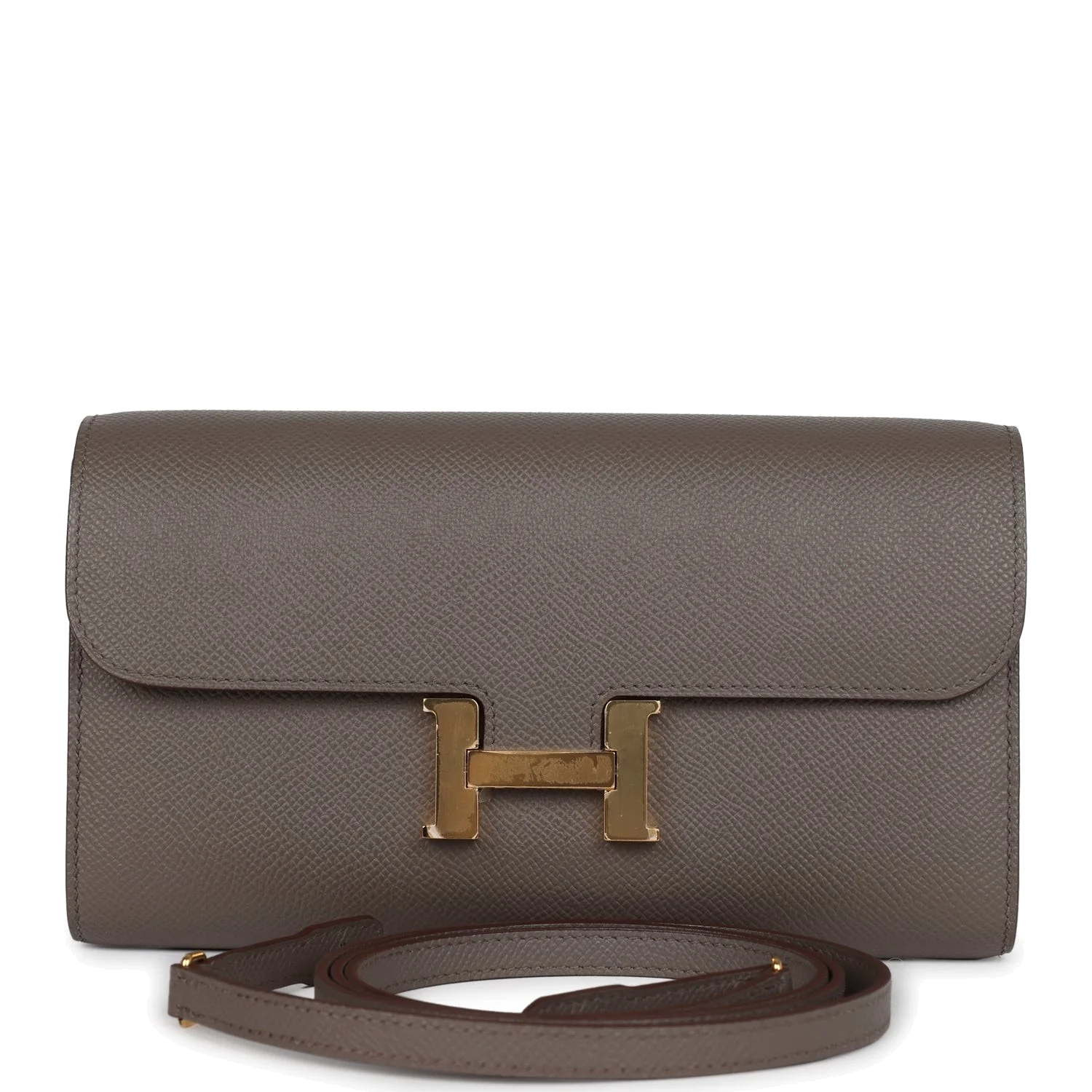 Hermes Constance Wallet To Go Etain Epsom Gold Hardware — фото 2