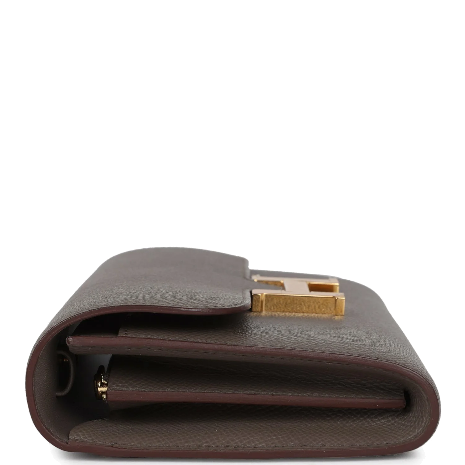 Hermes Constance Wallet To Go Etain Epsom Gold Hardware — фото 4