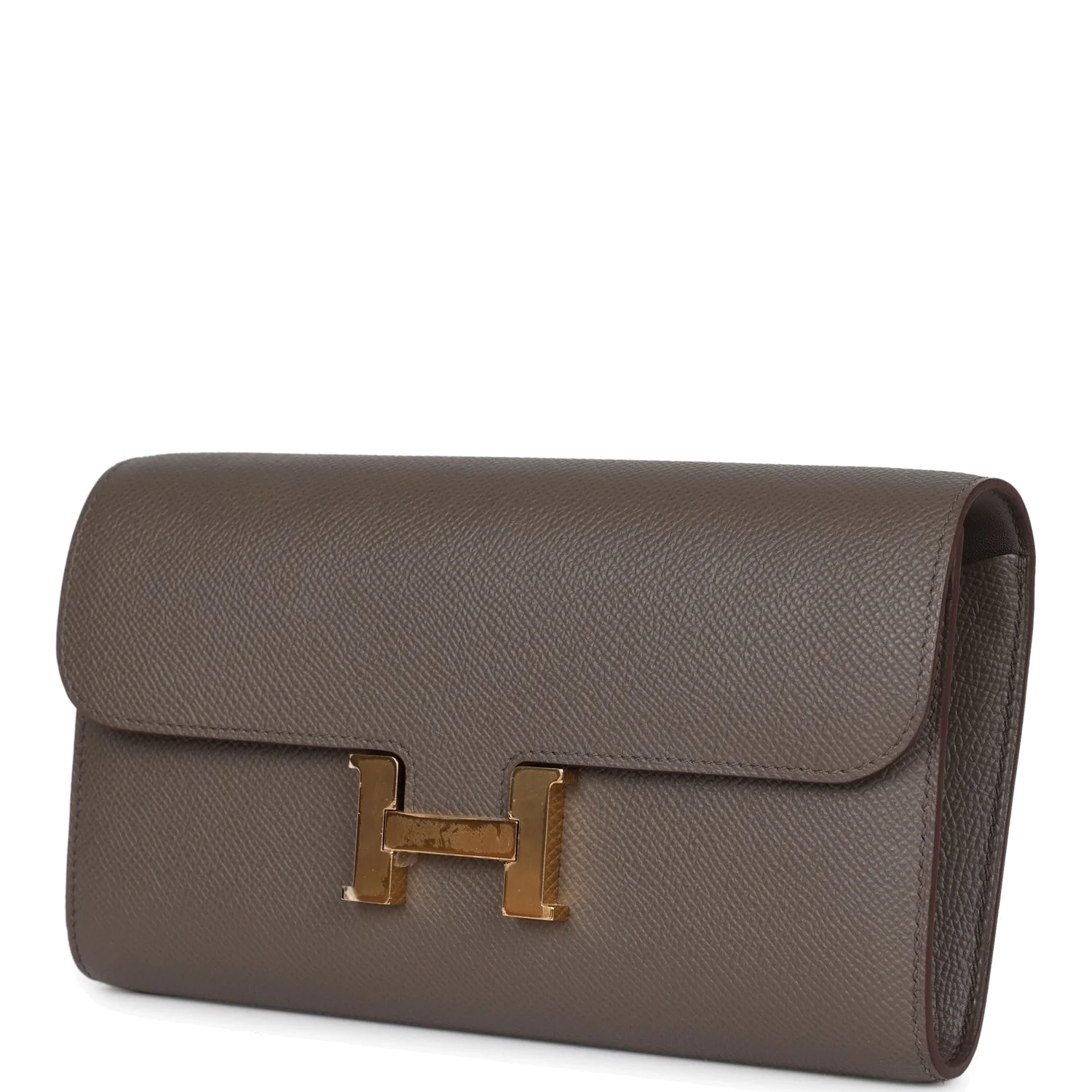 Hermes Constance Wallet To Go Etain Epsom Gold Hardware — фото 6