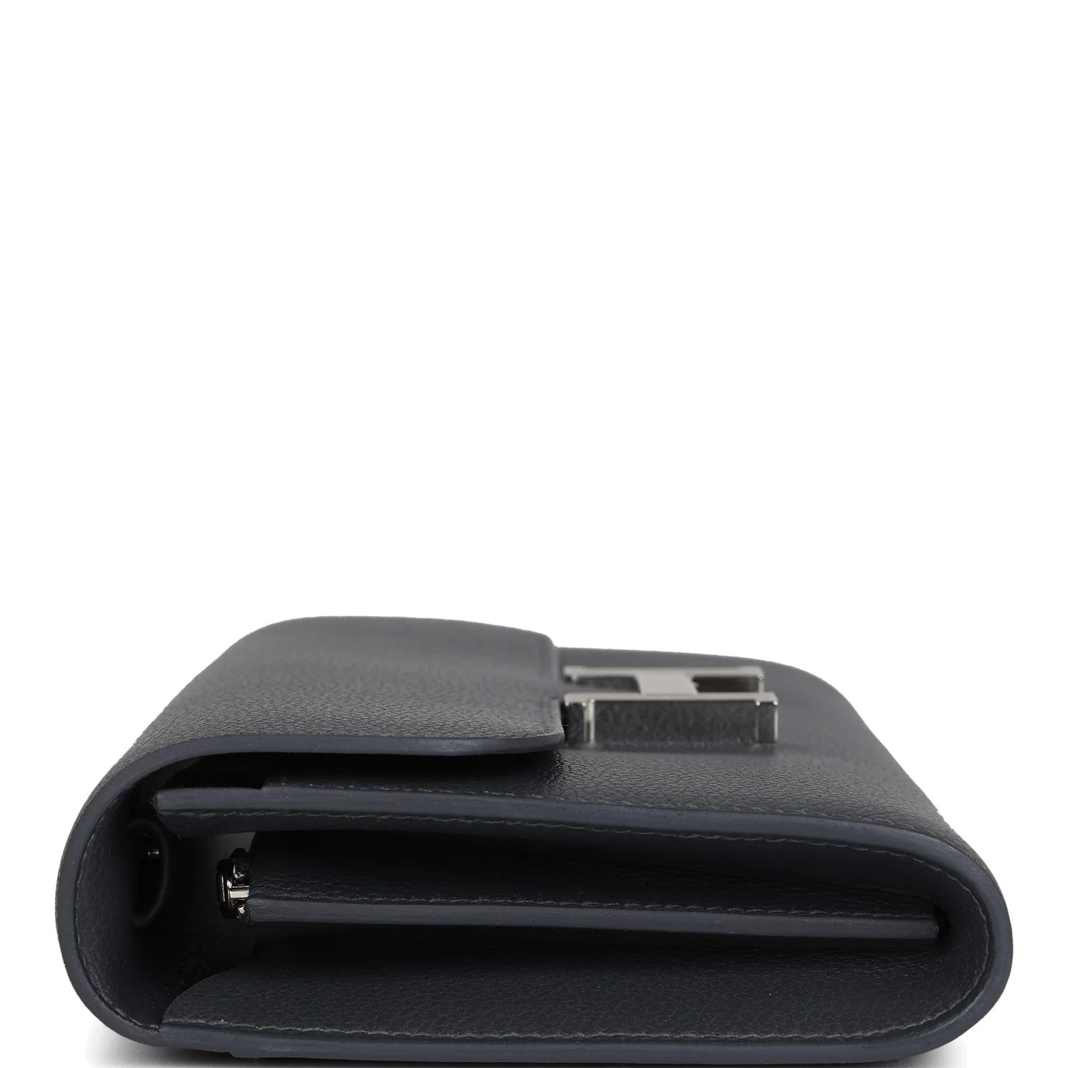 Hermes Constance Wallet To Go Ardoise Evercolor Palladium Hardware — фото 4