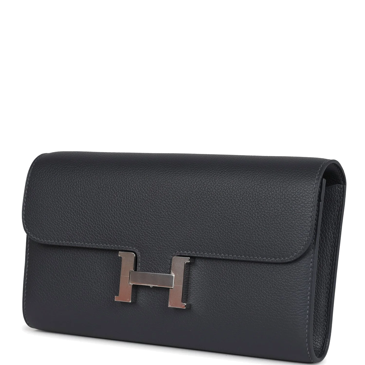 Hermes Constance Wallet To Go Ardoise Evercolor Palladium Hardware — фото 6