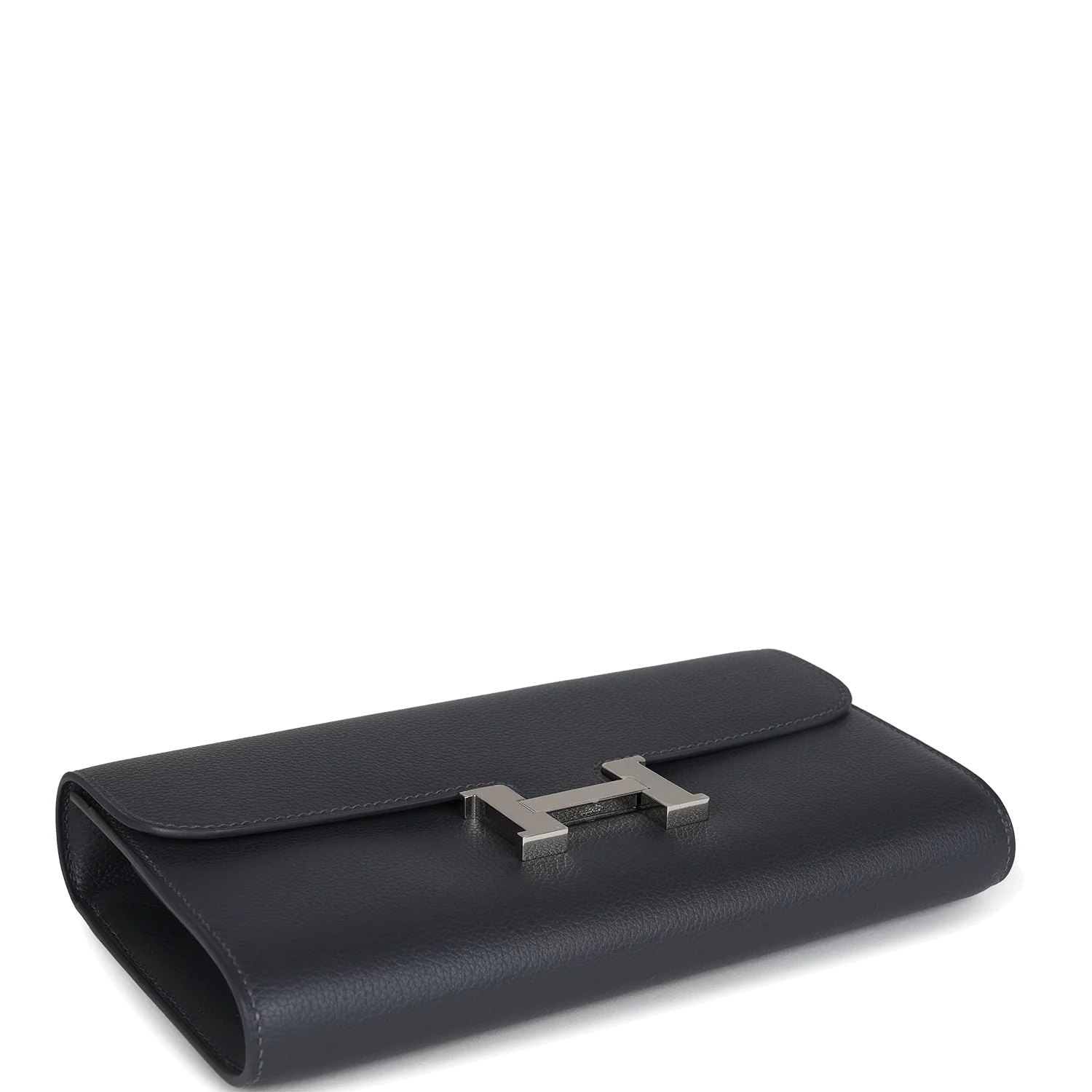 Hermes Constance Wallet To Go Ardoise Evercolor Palladium Hardware — фото 7