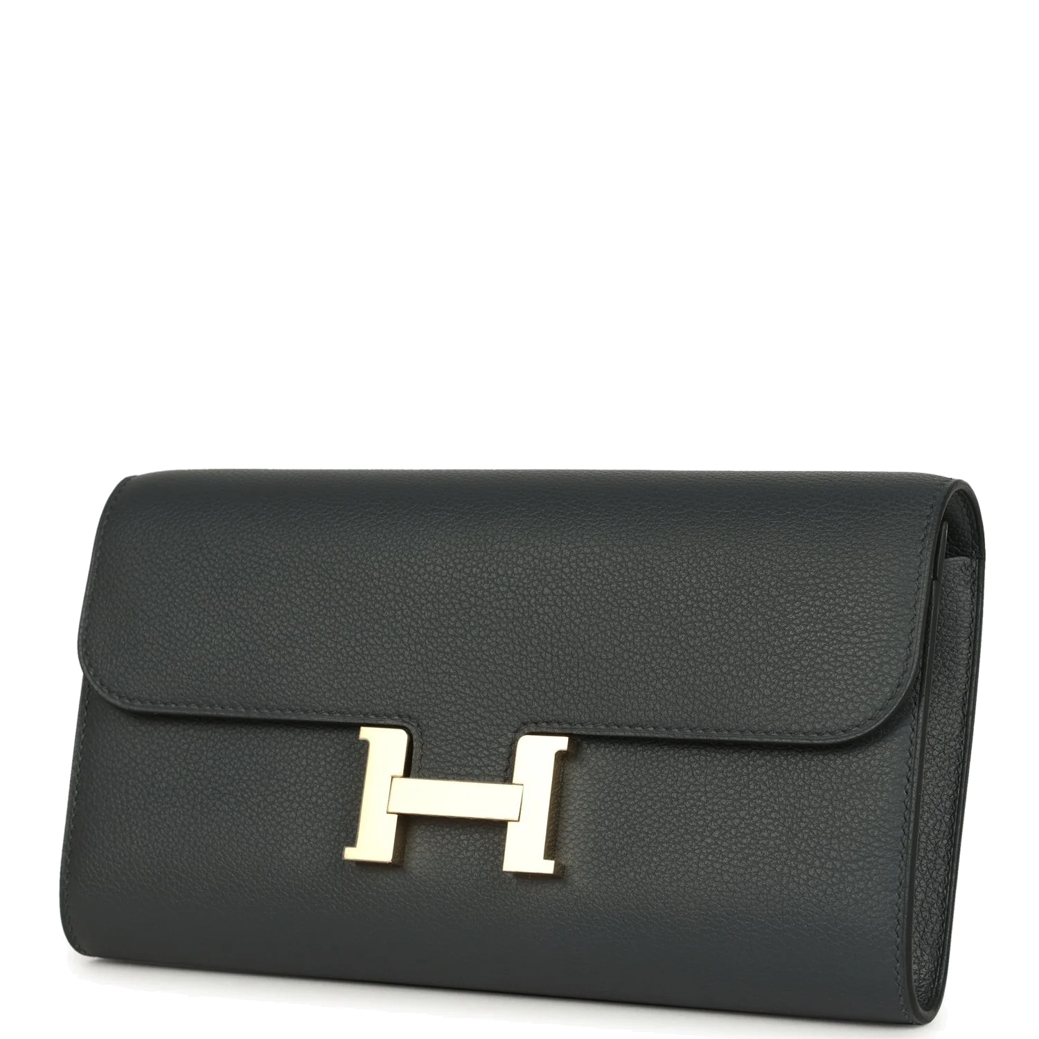 Hermes Constance Wallet To Go Gris Misty Evercolor Permabrass Hardware — фото 6