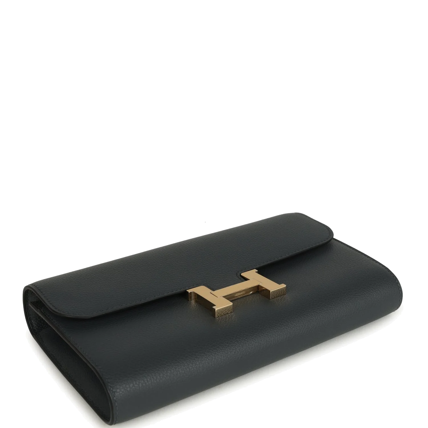 Hermes Constance Wallet To Go Gris Misty Evercolor Permabrass Hardware — фото 7