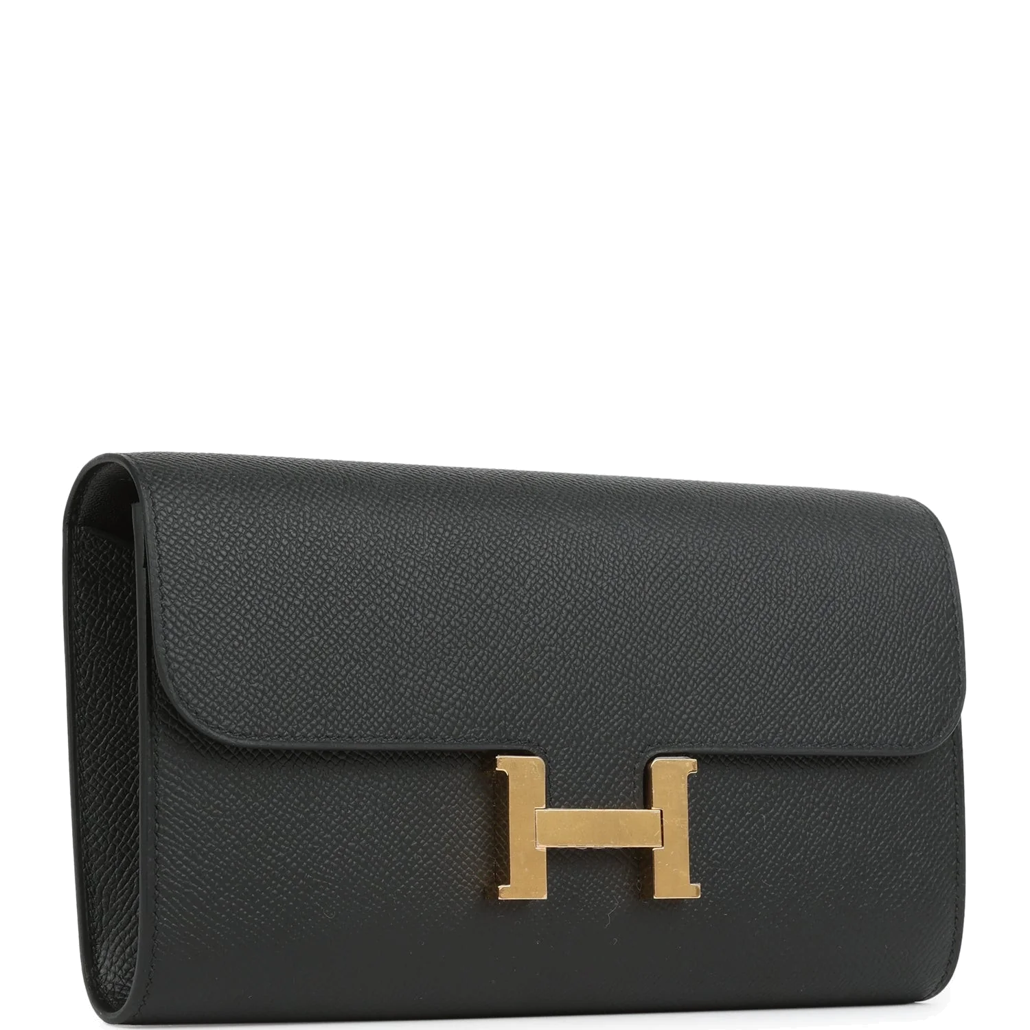 Hermes Constance Wallet To Go Black Epsom Gold Hardware — фото 3