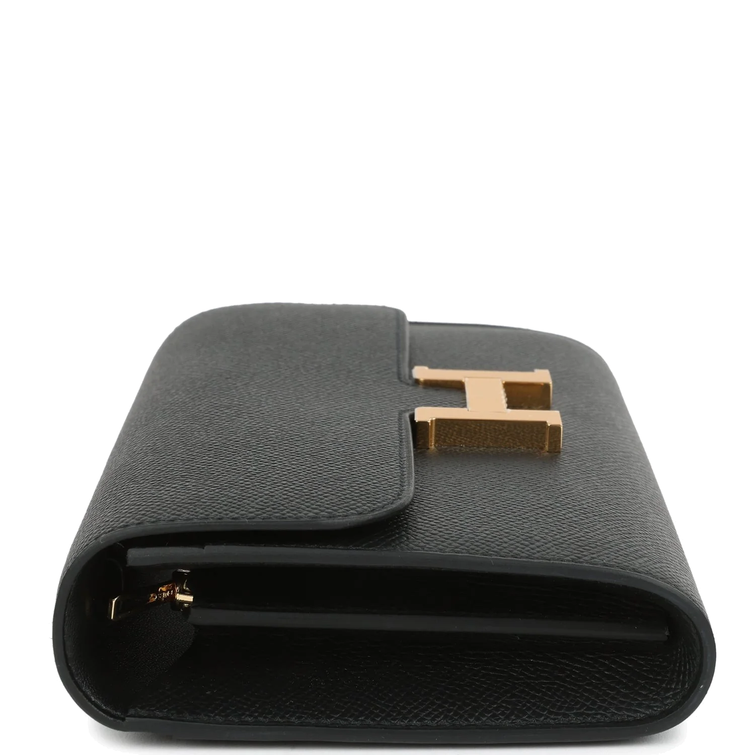 Hermes Constance Wallet To Go Black Epsom Gold Hardware — фото 4