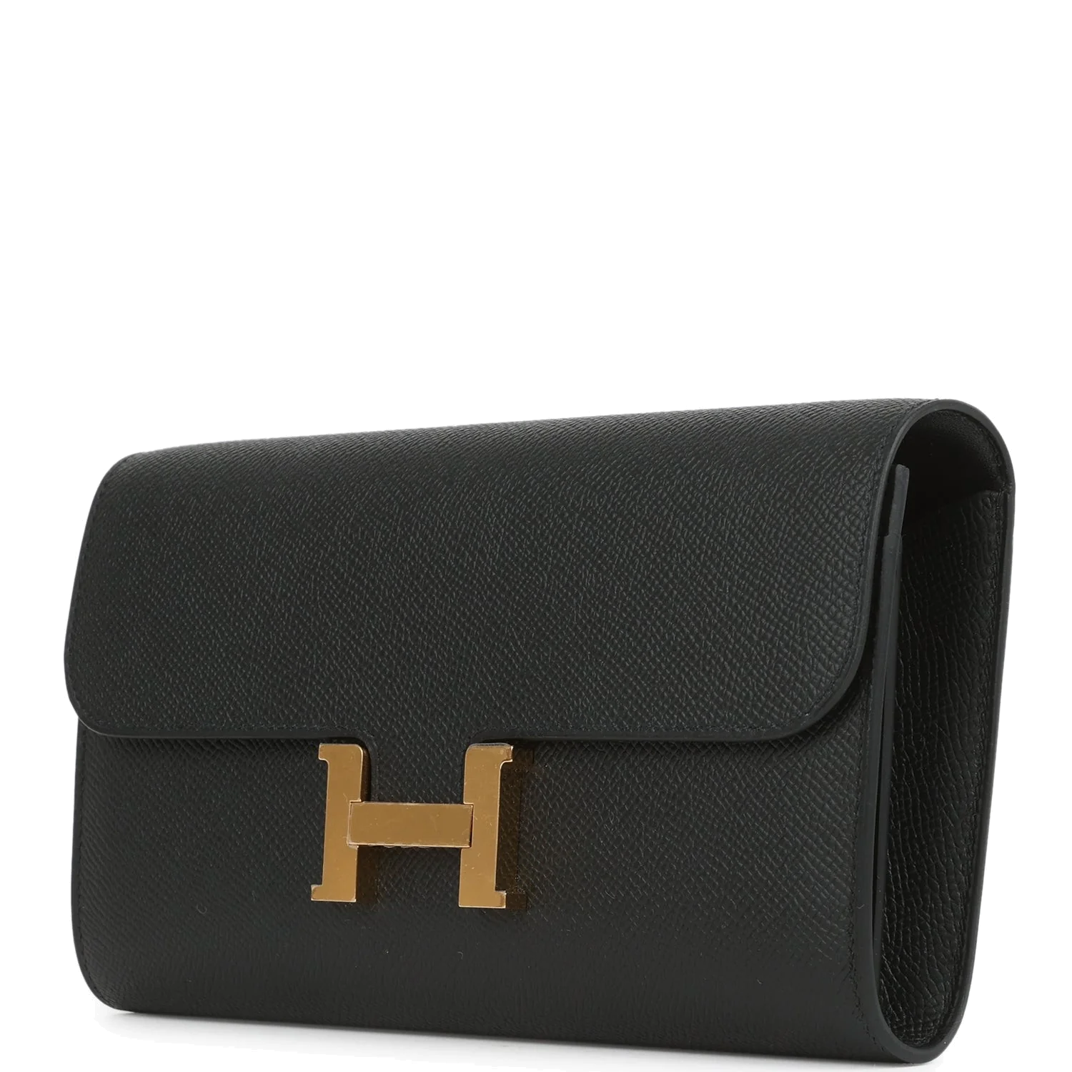 Hermes Constance Wallet To Go Black Epsom Gold Hardware — фото 6