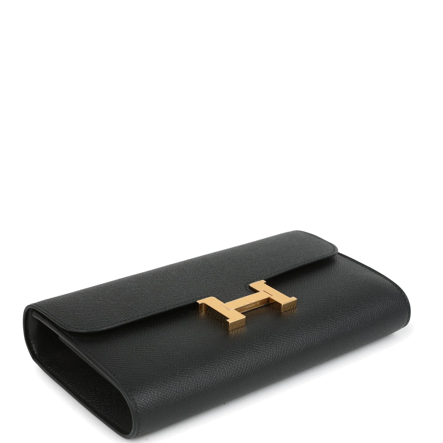 Hermes Constance Wallet To Go Black Epsom Gold Hardware — фото 7