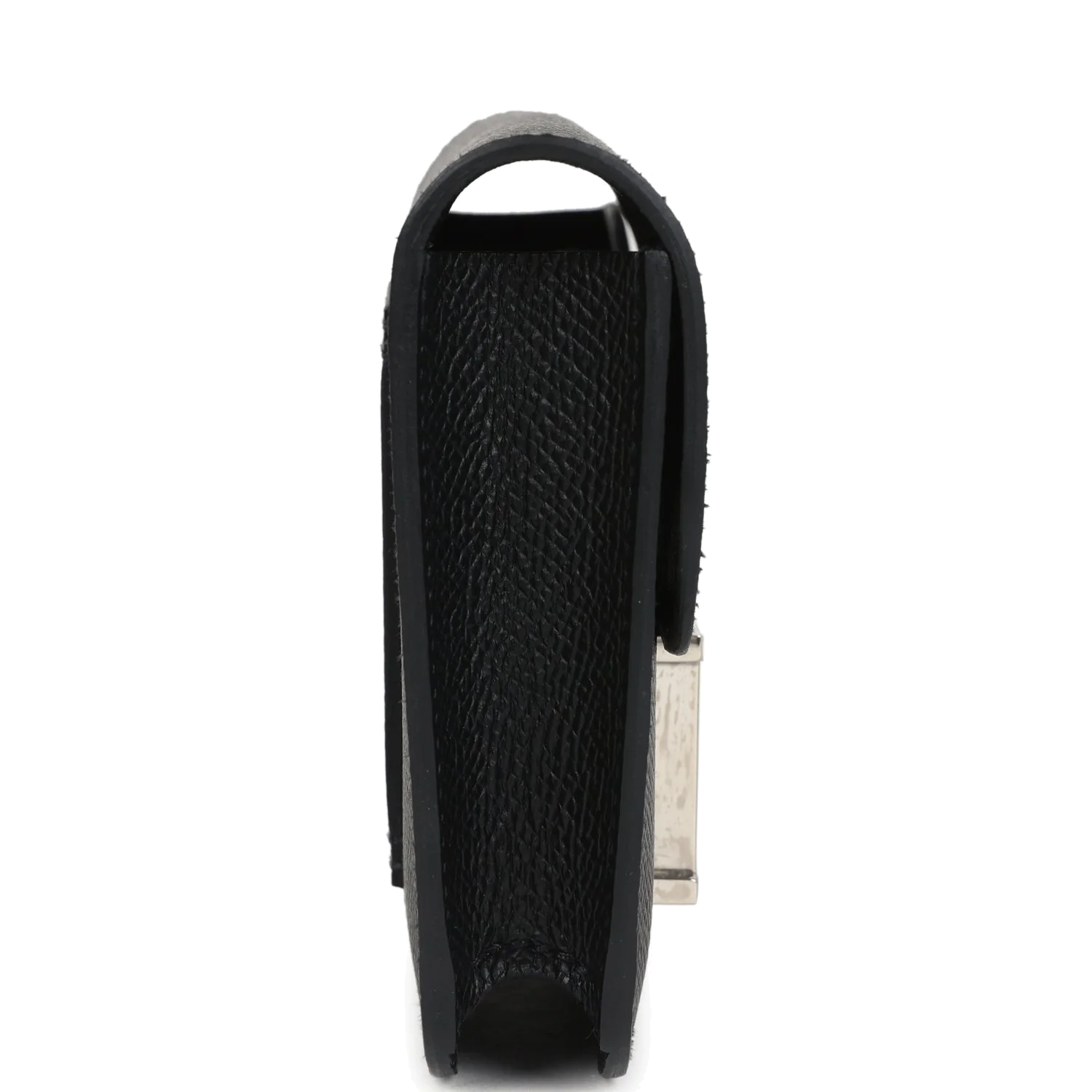 Hermes Constance Slim Wallet Black Epsom Palladium Hardware — фото 4