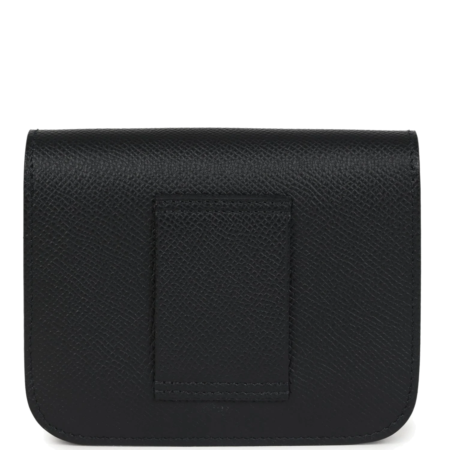 Hermes Constance Slim Wallet Black Epsom Palladium Hardware — фото 5