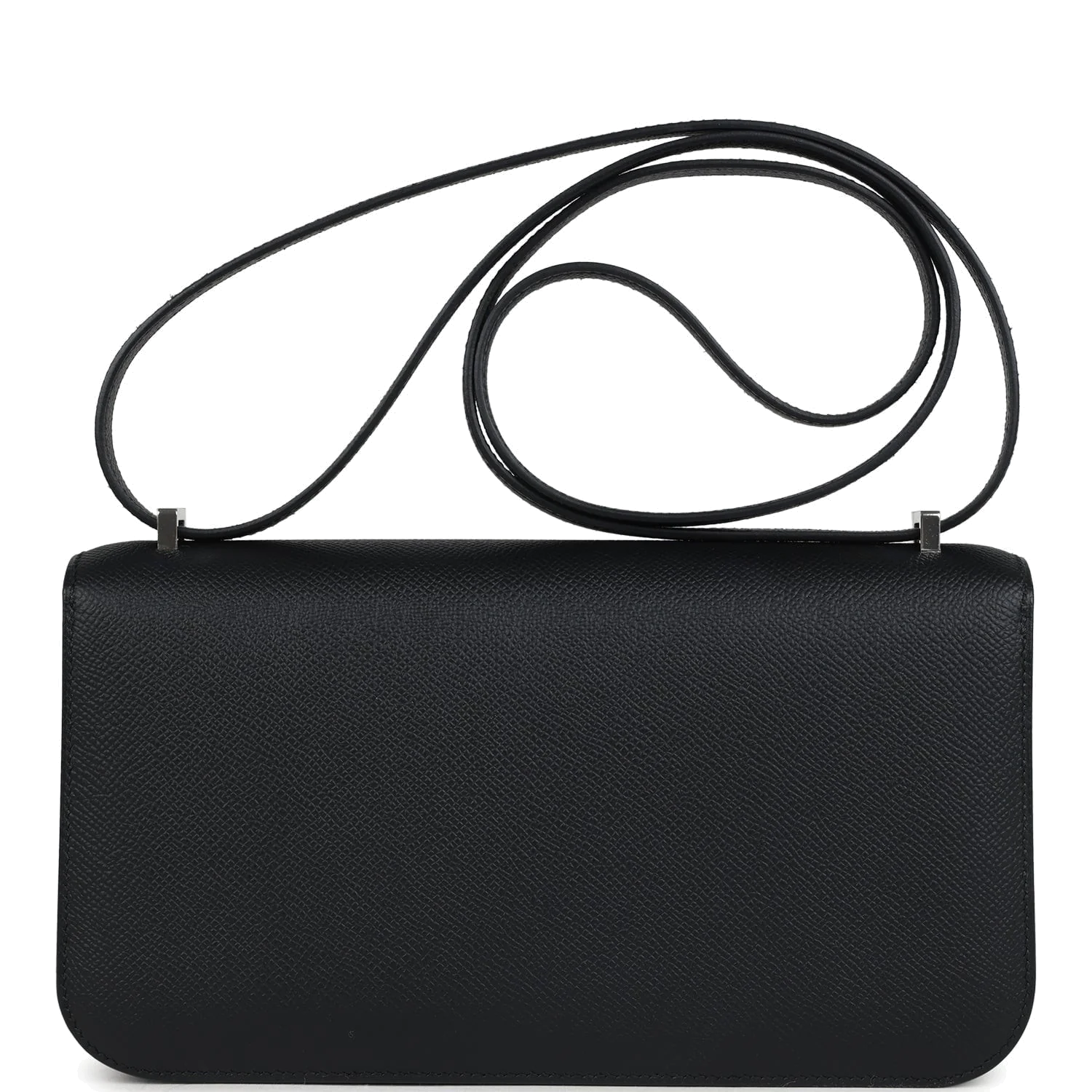 Hermes Constance Elan Black Epsom Palladium Hardware — фото 5