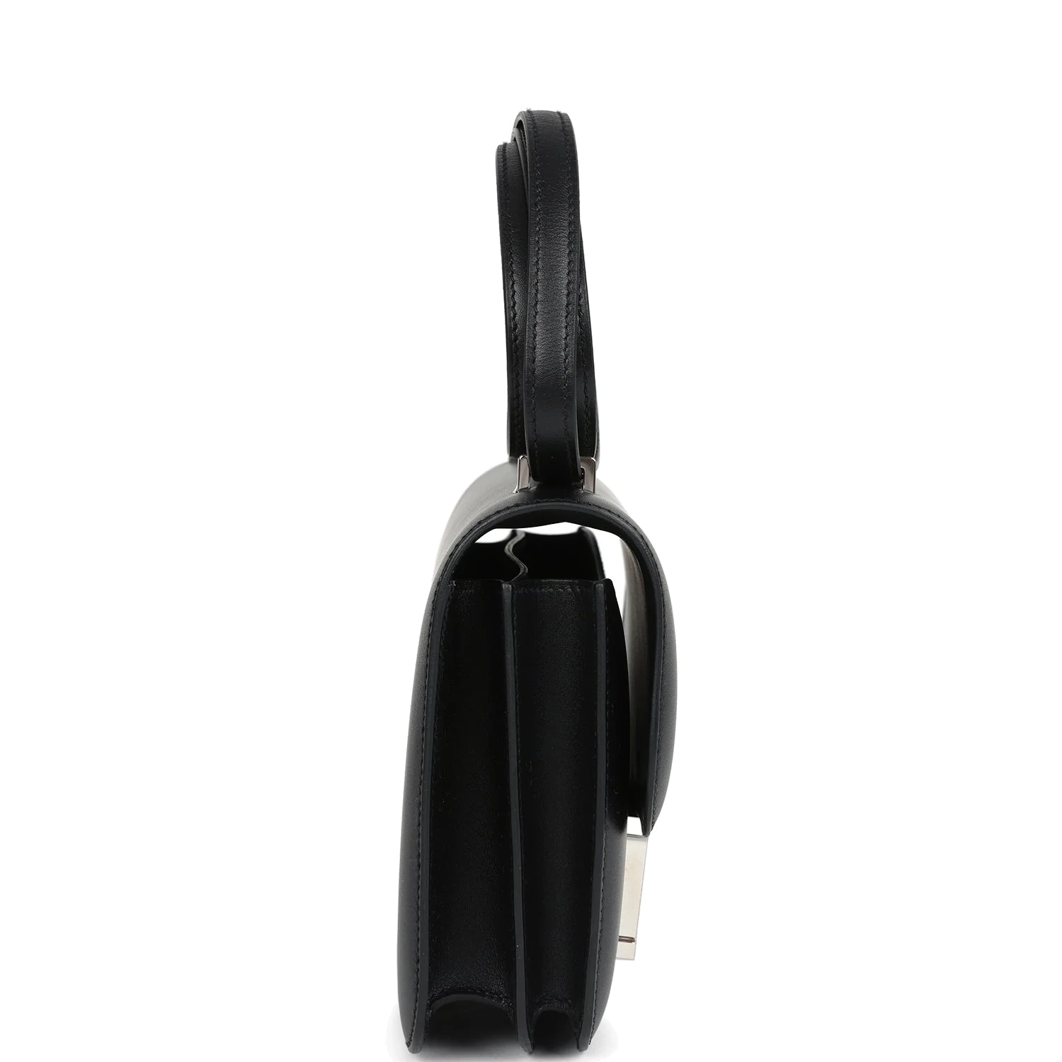 Hermes Constance 18 Black Tadelakt Palladium Hardware Черный Tadelakt — фото 5
