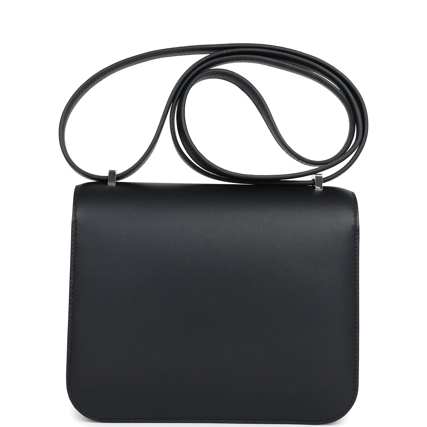 Hermes Constance 18 "Dancing Flowers" Black Embroidered Swift Palladium Hardware — фото 5