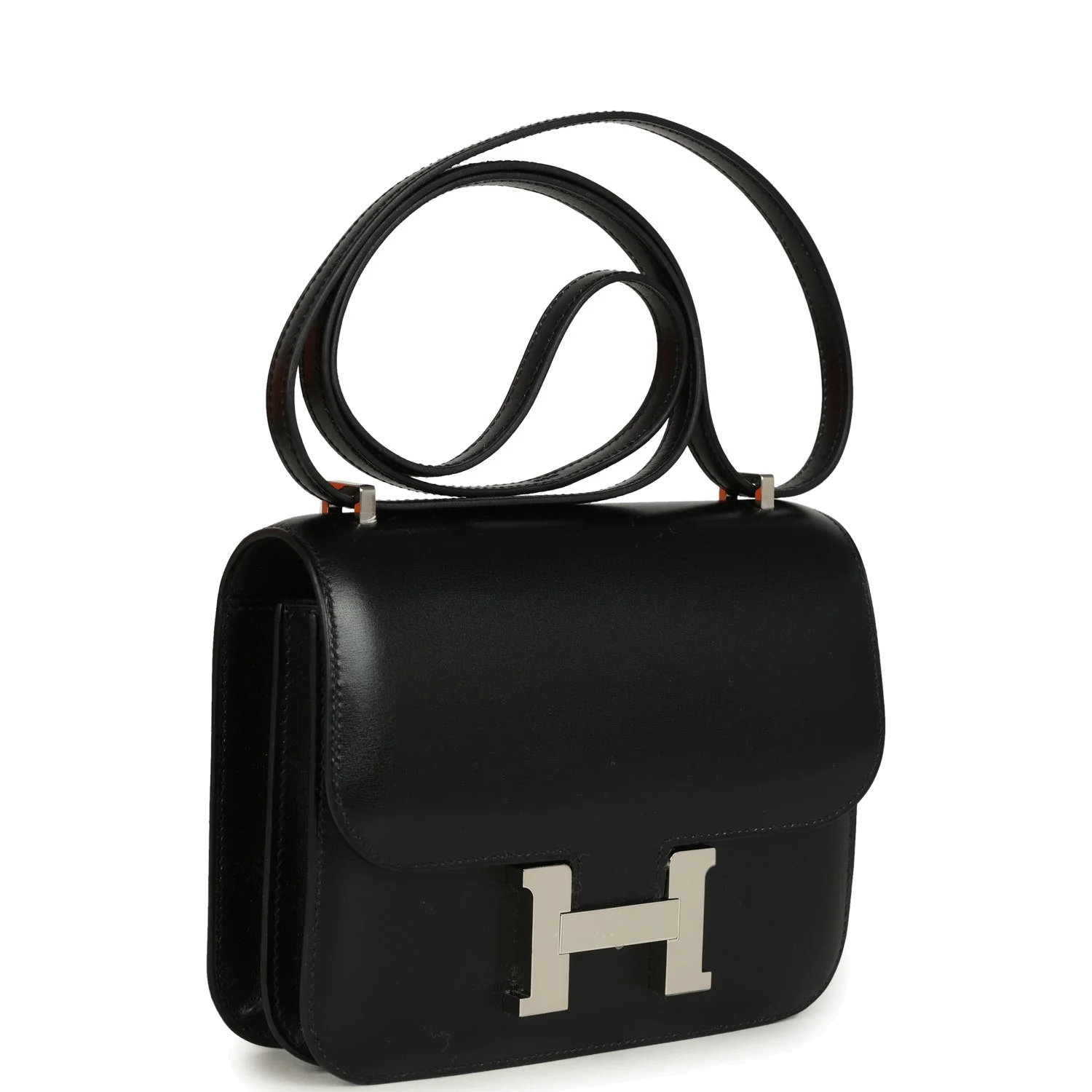 Hermes Constance 18 Black Box Palladium Hardware Черный Box — фото 3