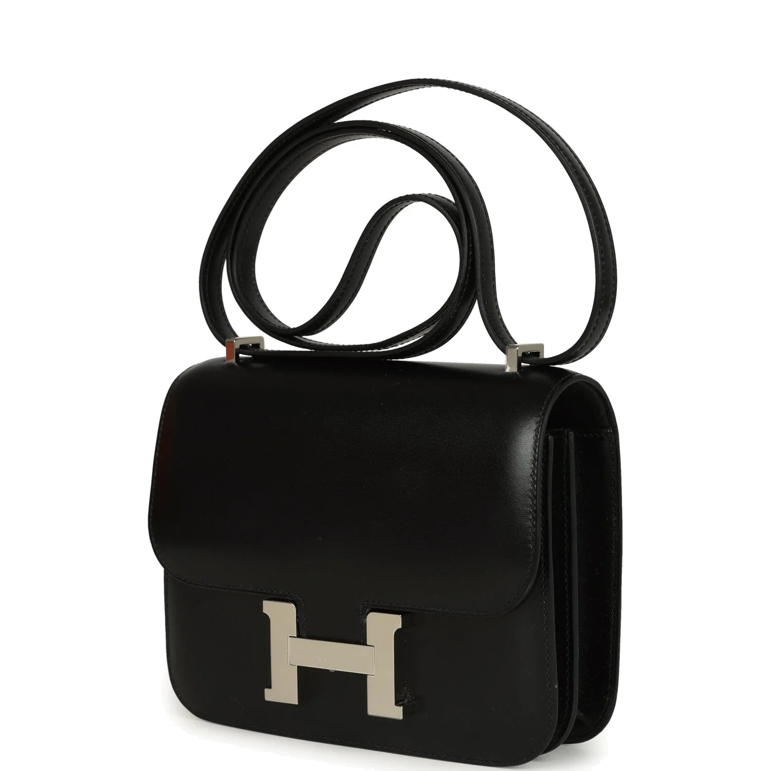 Hermes Constance 18 Black Box Palladium Hardware Черный Box — фото 6