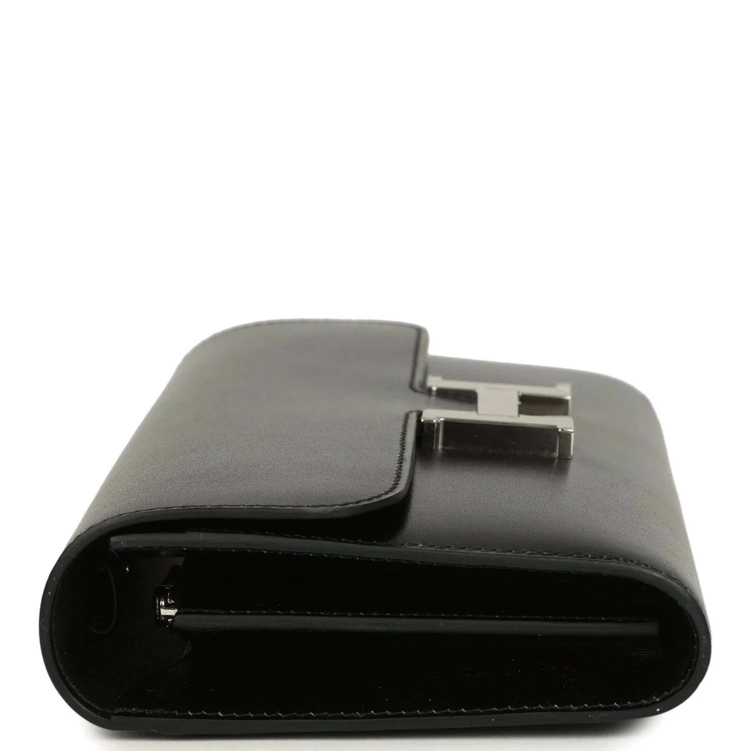 Hermes Constance Wallet To Go Black Box Palladium Hardware — фото 4