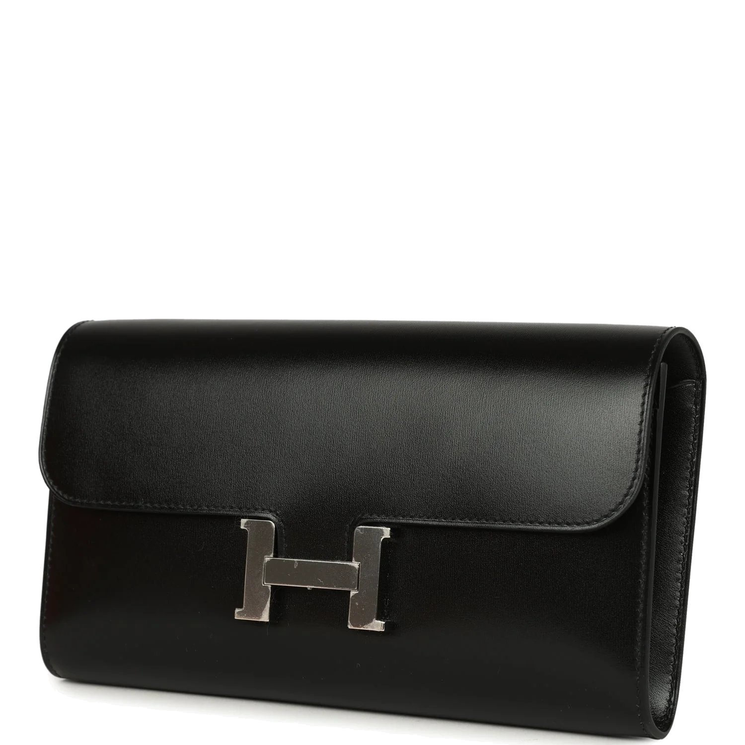 Hermes Constance Wallet To Go Black Box Palladium Hardware — фото 6