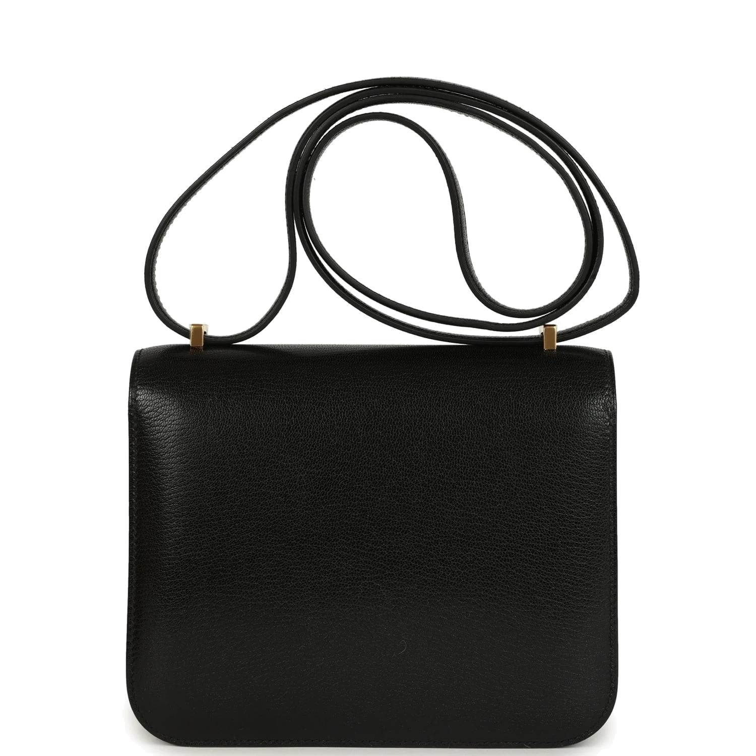 Hermes Constance 18 Black Chevre Chamkila Gold Hardware Черный Chevre — фото 5