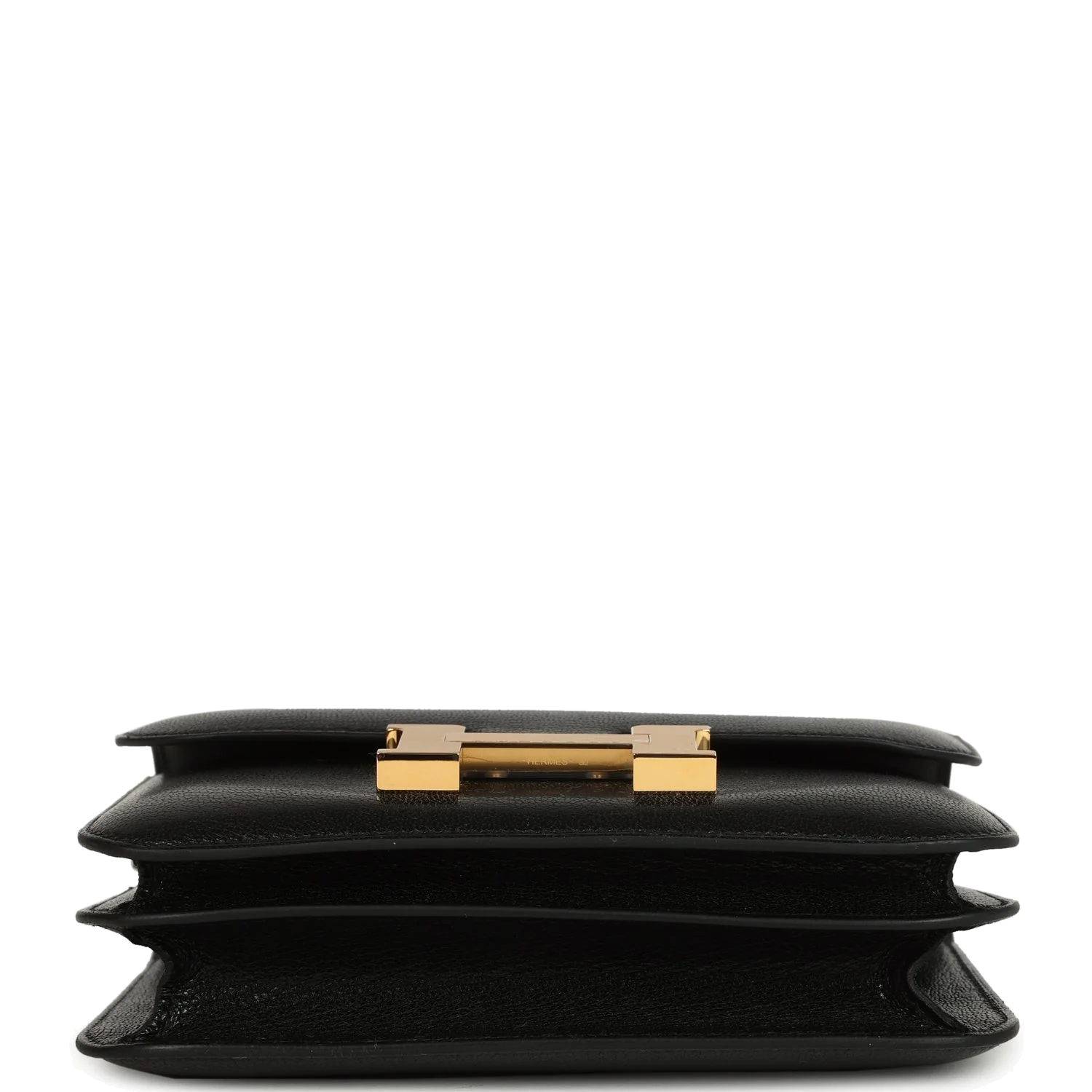 Hermes Constance 18 Black Chevre Chamkila Gold Hardware Черный Chevre — фото 7