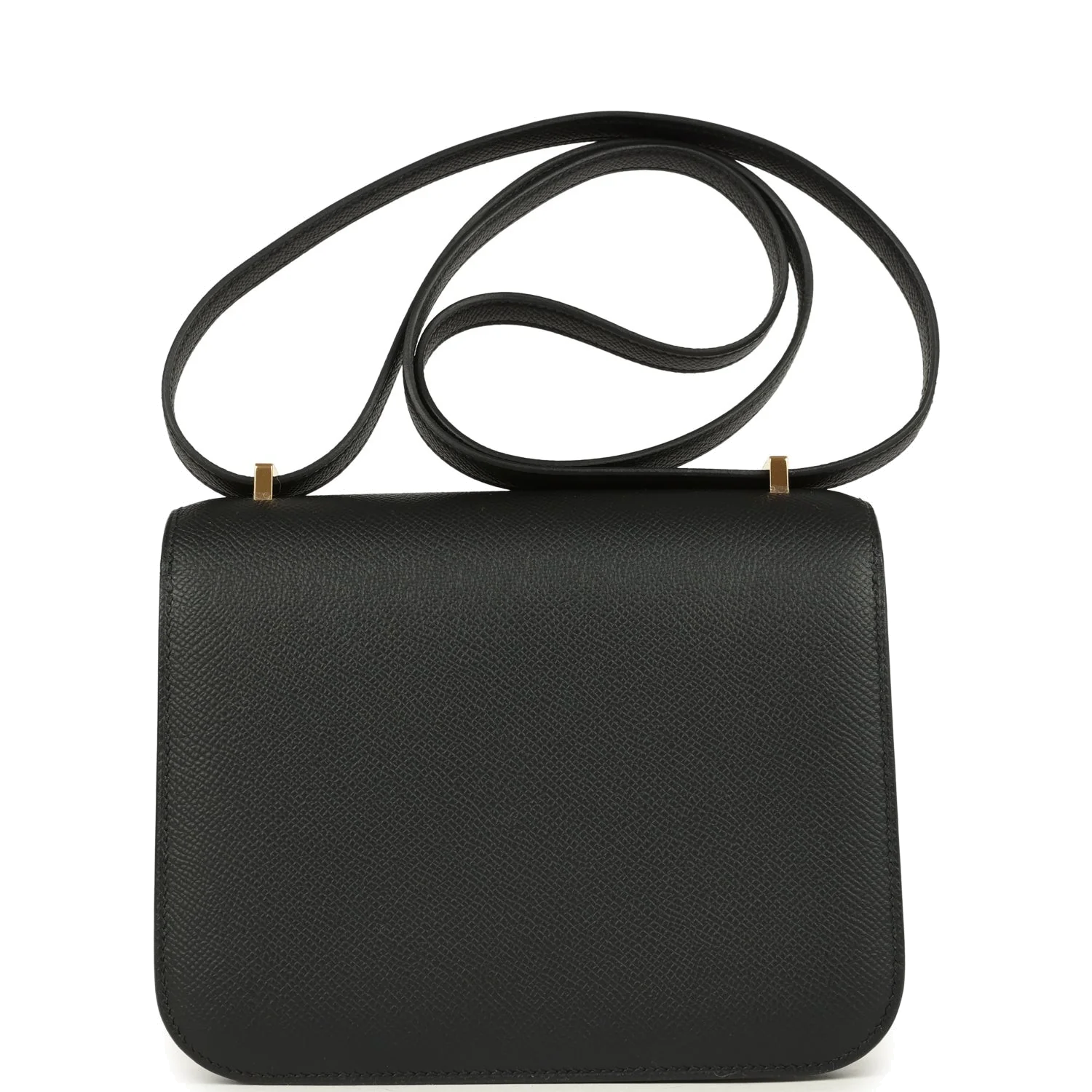 Hermes Constance 18 Black Epsom Gold Hardware Черный Epsom — фото 5